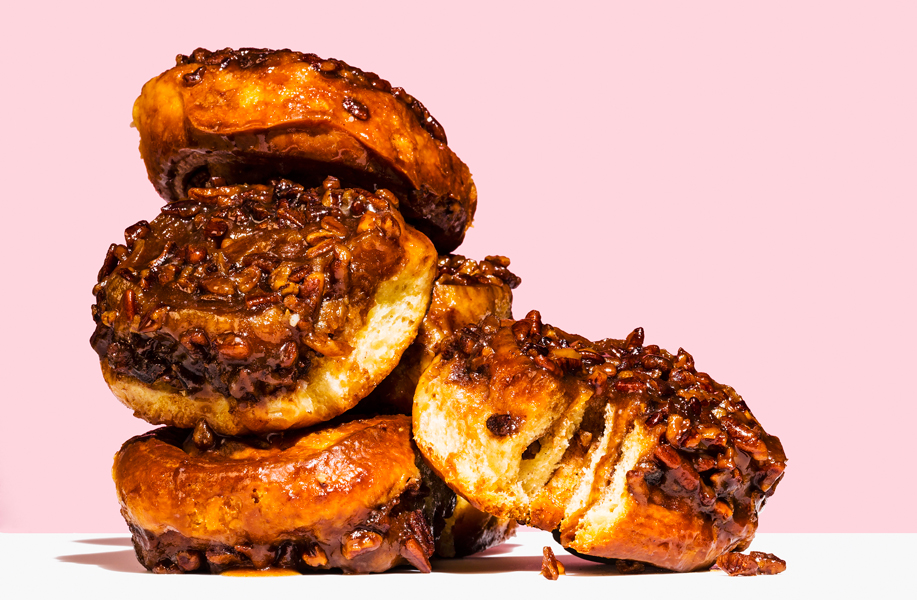 Flour shops go through more than 200 pounds of butter a week for their sticky buns.