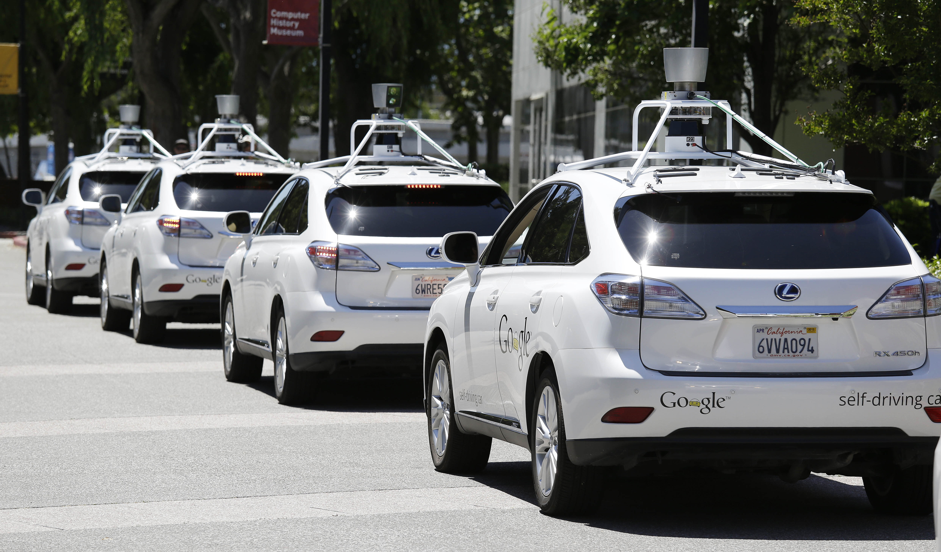 Google is among the companies opposing state limits on certain public uses of self-driving cars.