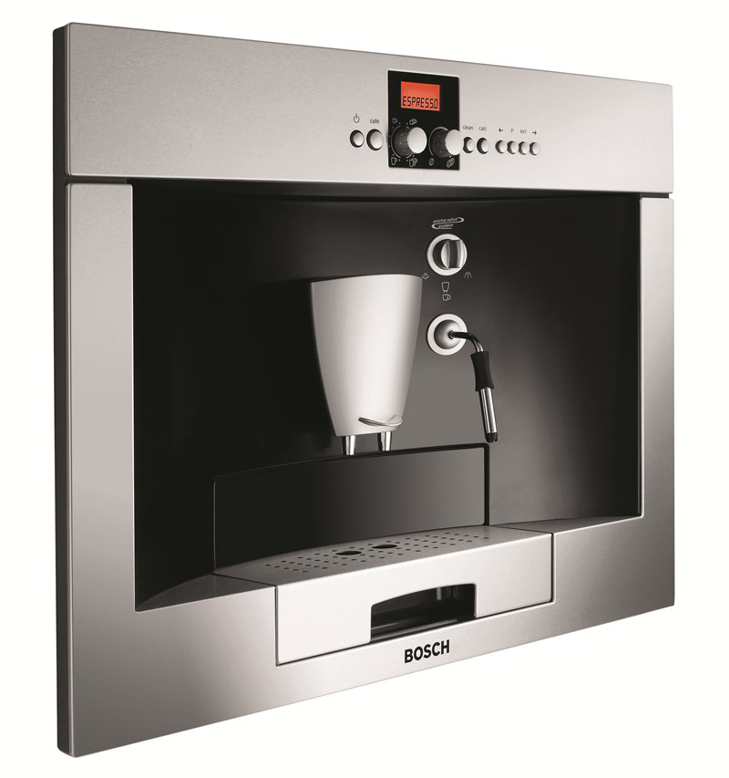 The Bosch Benvenuto coffee machine, built into your cabinets, will help you swear off Starbucks for good.