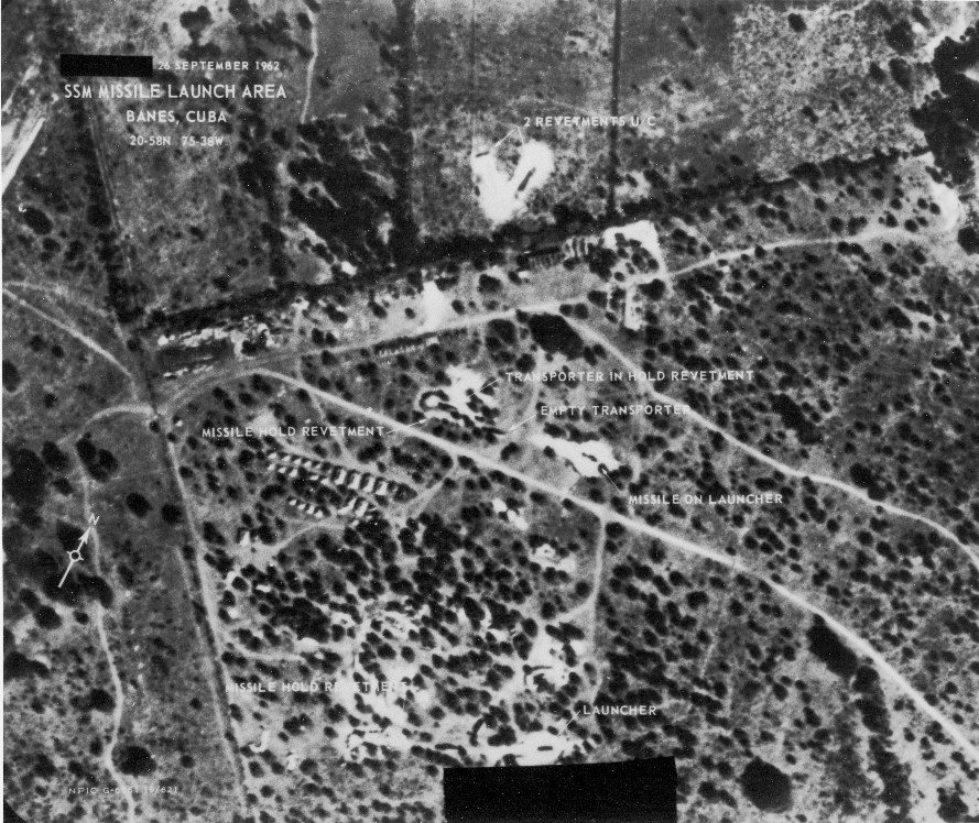 Spy photographs taken by Rudolf Anderson and his fellow pilots were presented to President Kennedy during briefings.