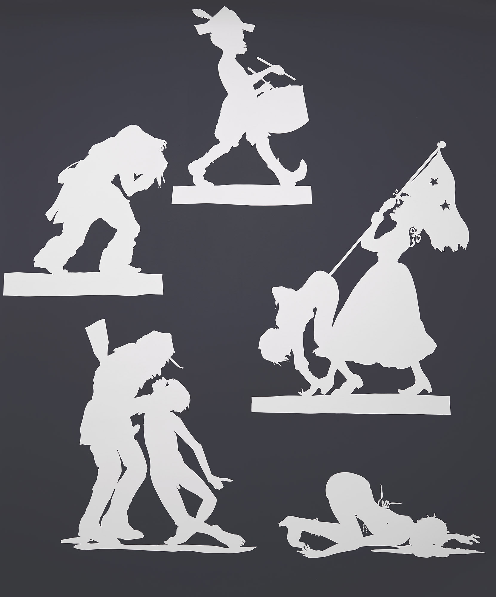 “Wall Sampler 1” by Kara Walker.