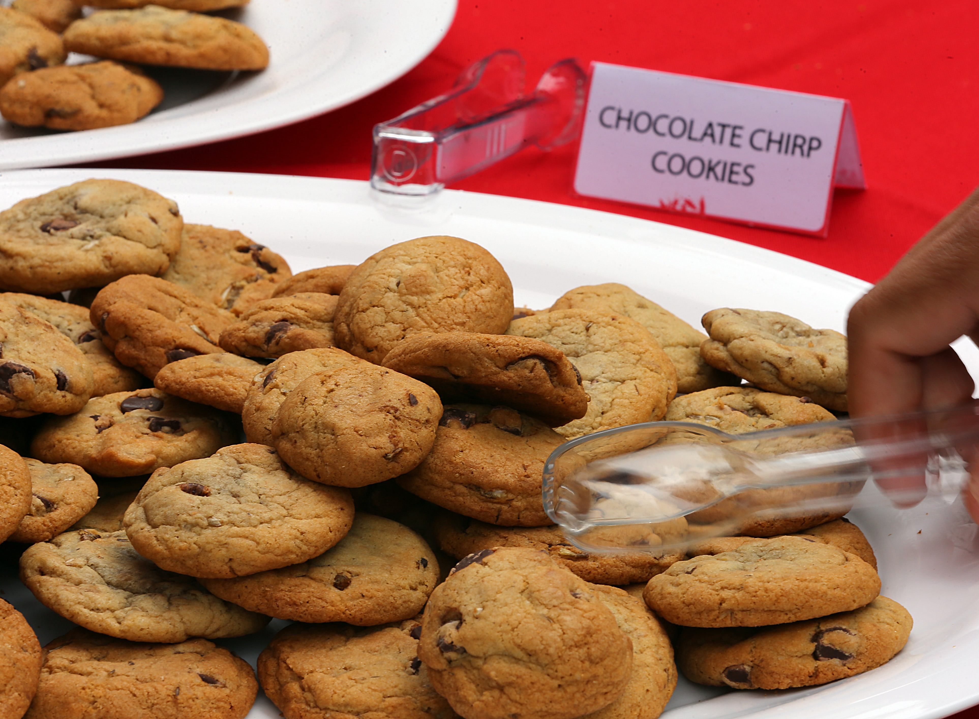 Chocolate Chirp Cookies had a surprise in the middle.