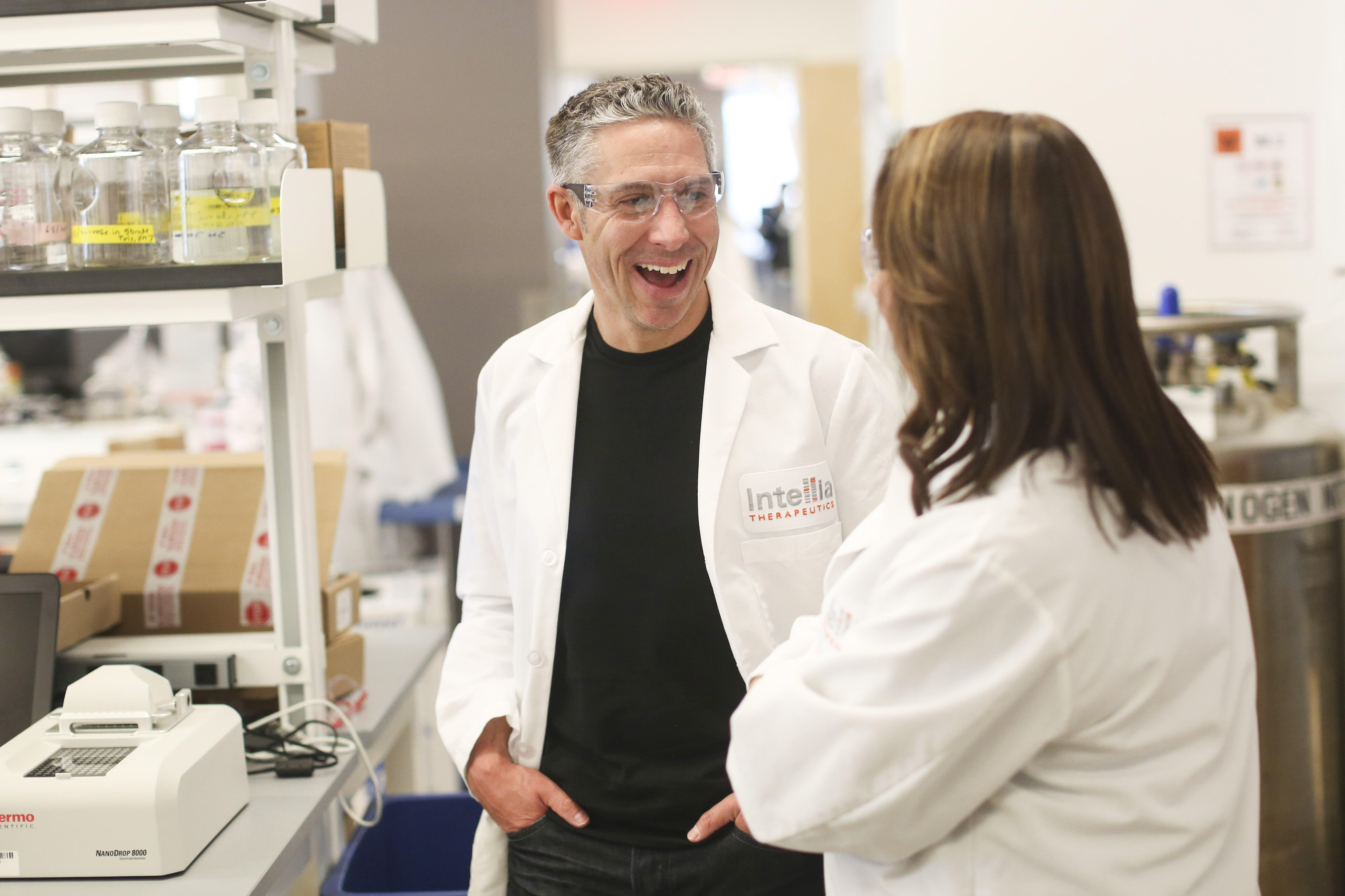 Nessan Bermingham, chief executive of Intellia Therapeutics, started the business with one other employee in 2013. The startup now has about 100 workers.
