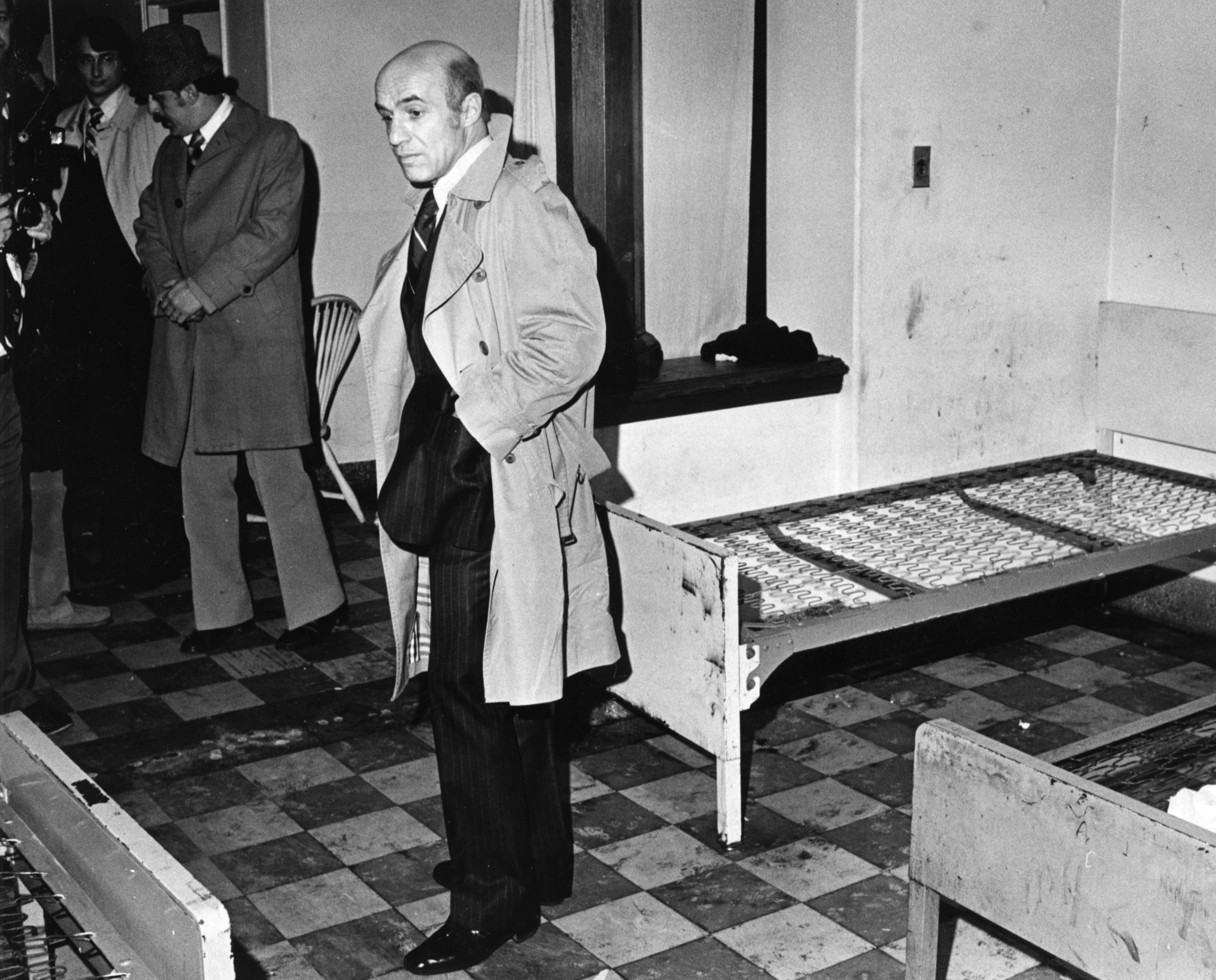 Judge Tauro on a tour of the state hospital in Danvers in 1979. His decisions became national models.