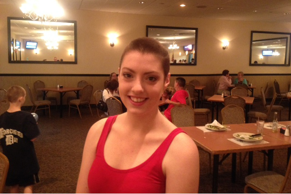 Jamie Lee Higgins after her transformation.