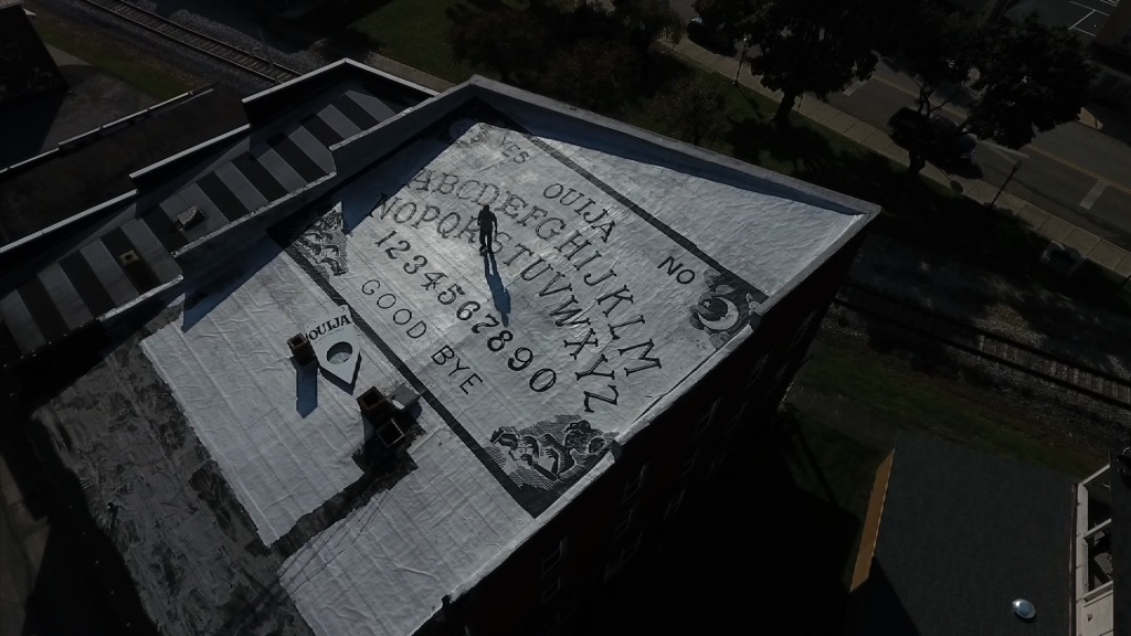 Blair Murphy’s rooftop Ouija board.