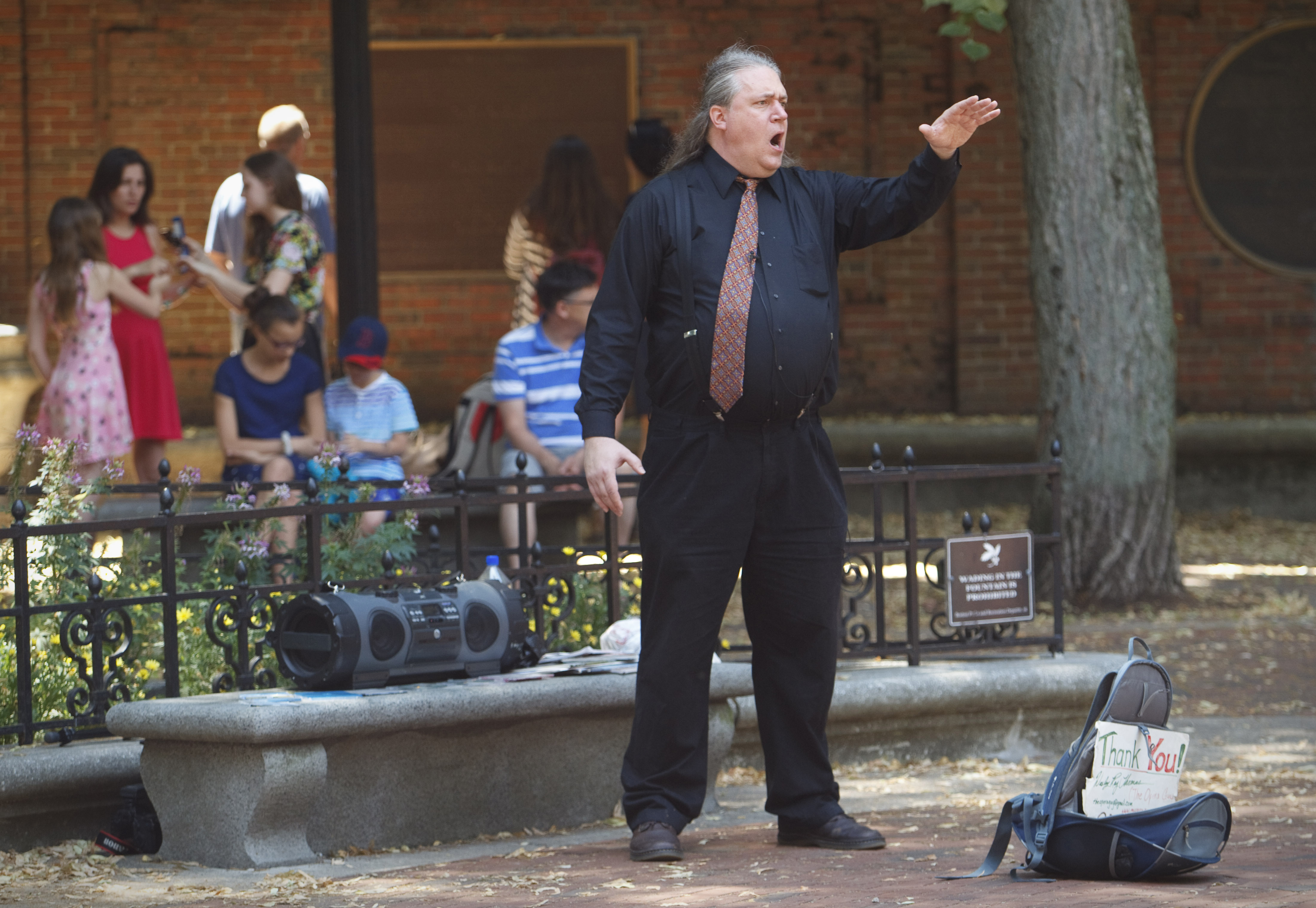 Wesley Thomas has overcome mental health issues to become an accomplished singer who dreams of performing at the Met in New York. He recently sang in the North End.