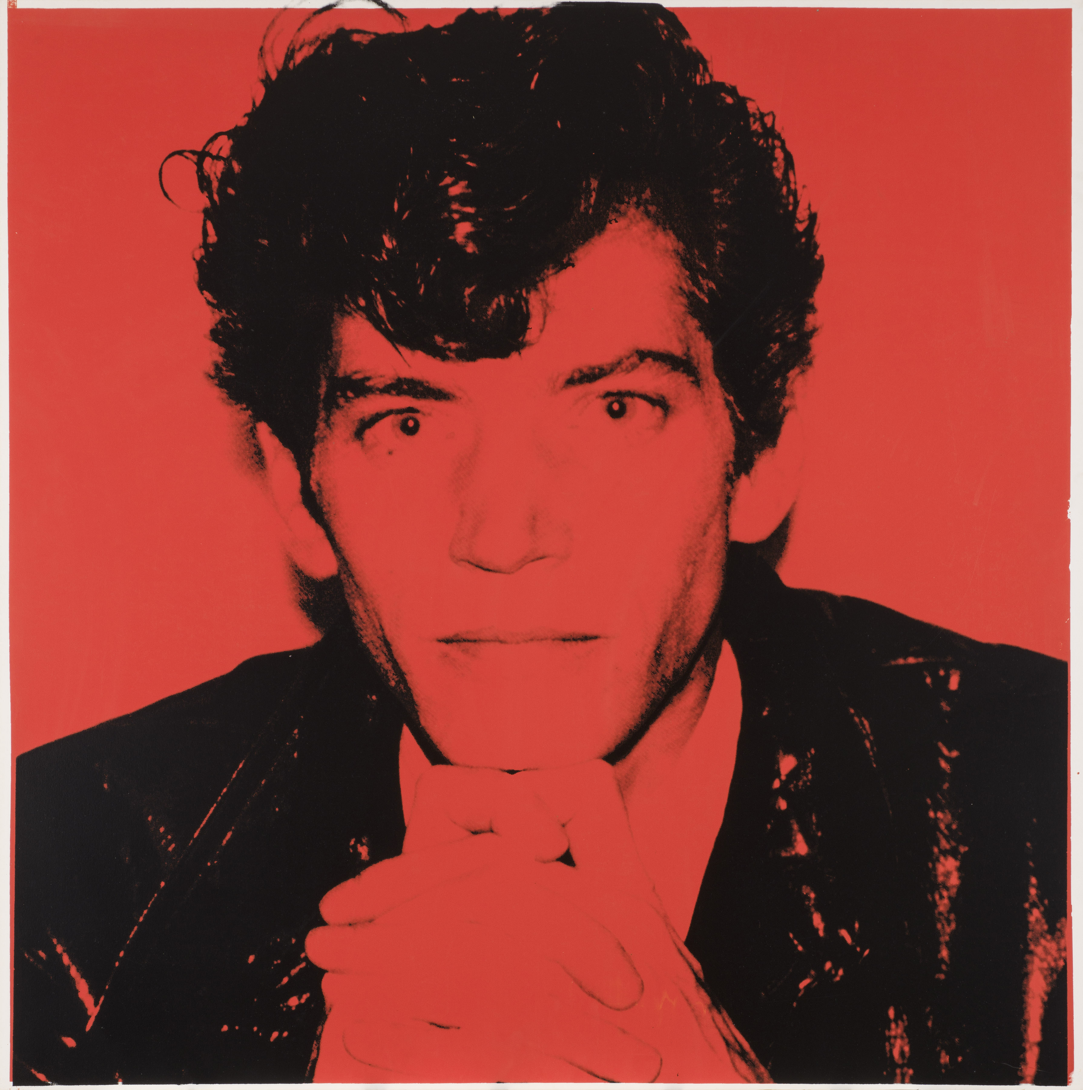 Andy Warhol’s “Robert Mapplethorpe,” from 1983.