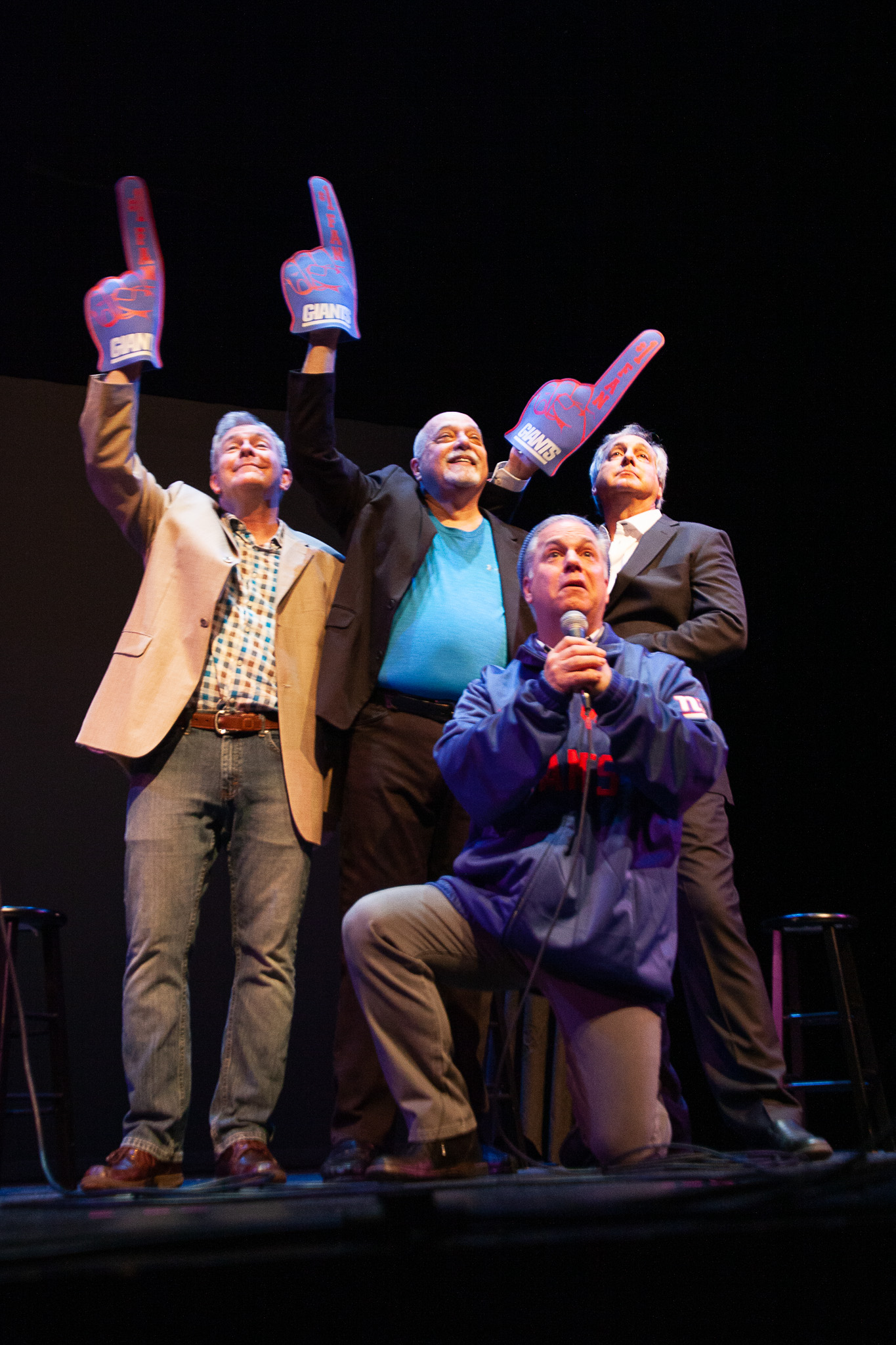 A scene from "The Boomer Boys" at Arlington's Regent Theatre.