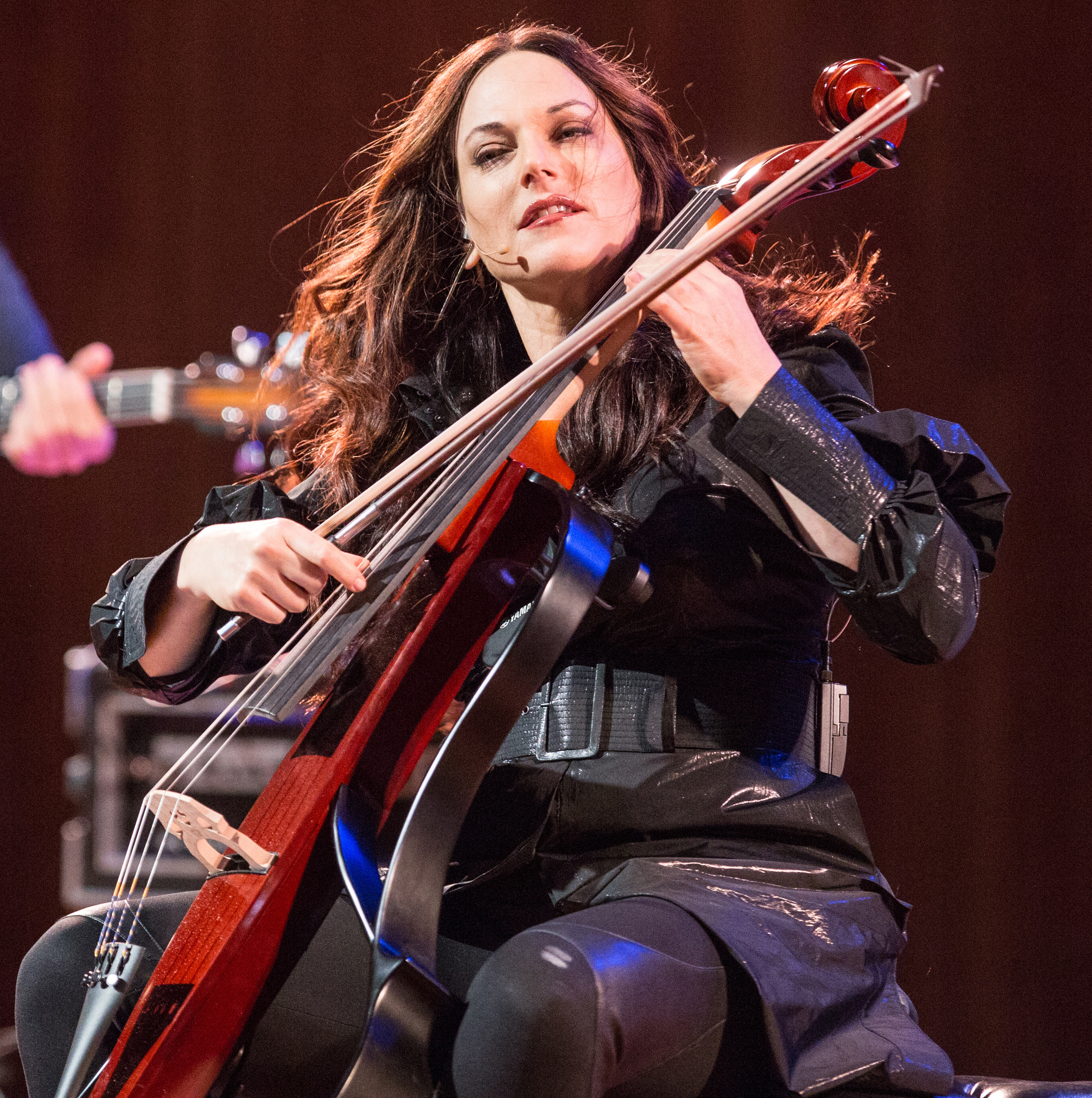 Cellist Maya Beiser performed at MIT in 2015.