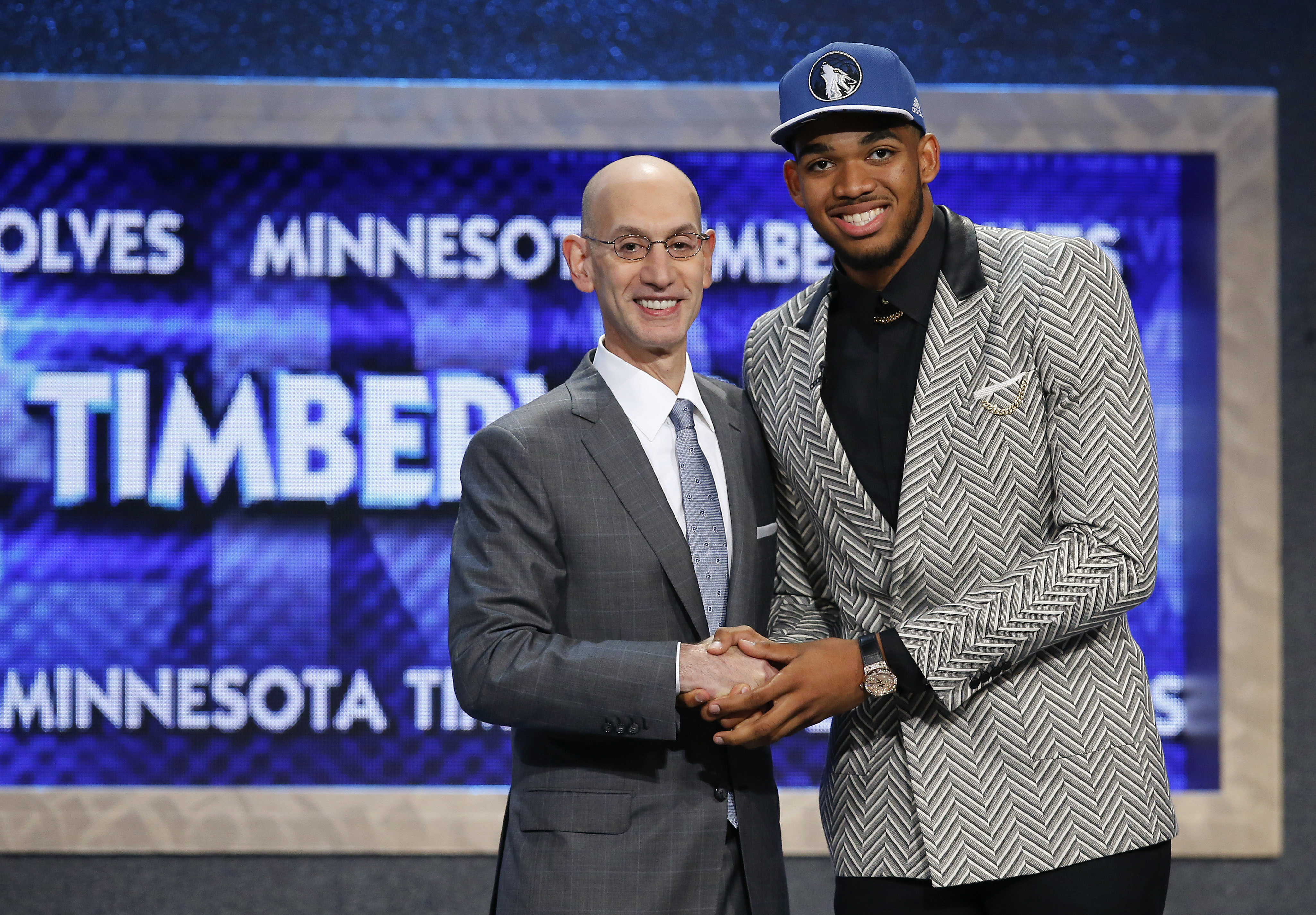 Karl-Anthony Towns was the top pick in the 2015 NBA Draft after one season at Kentucky.