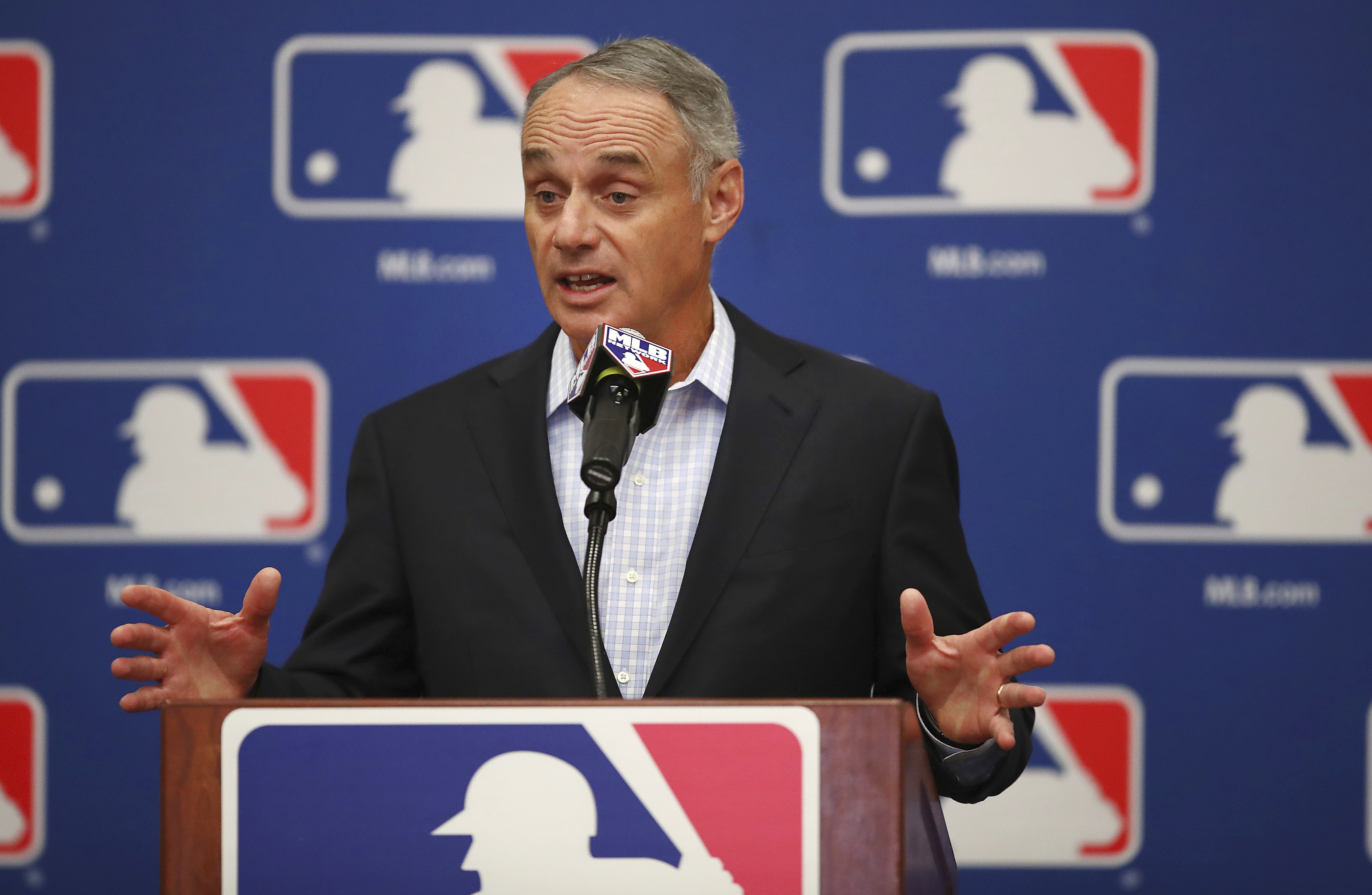 Rob Manfred has been MLB commissioner since 2015.