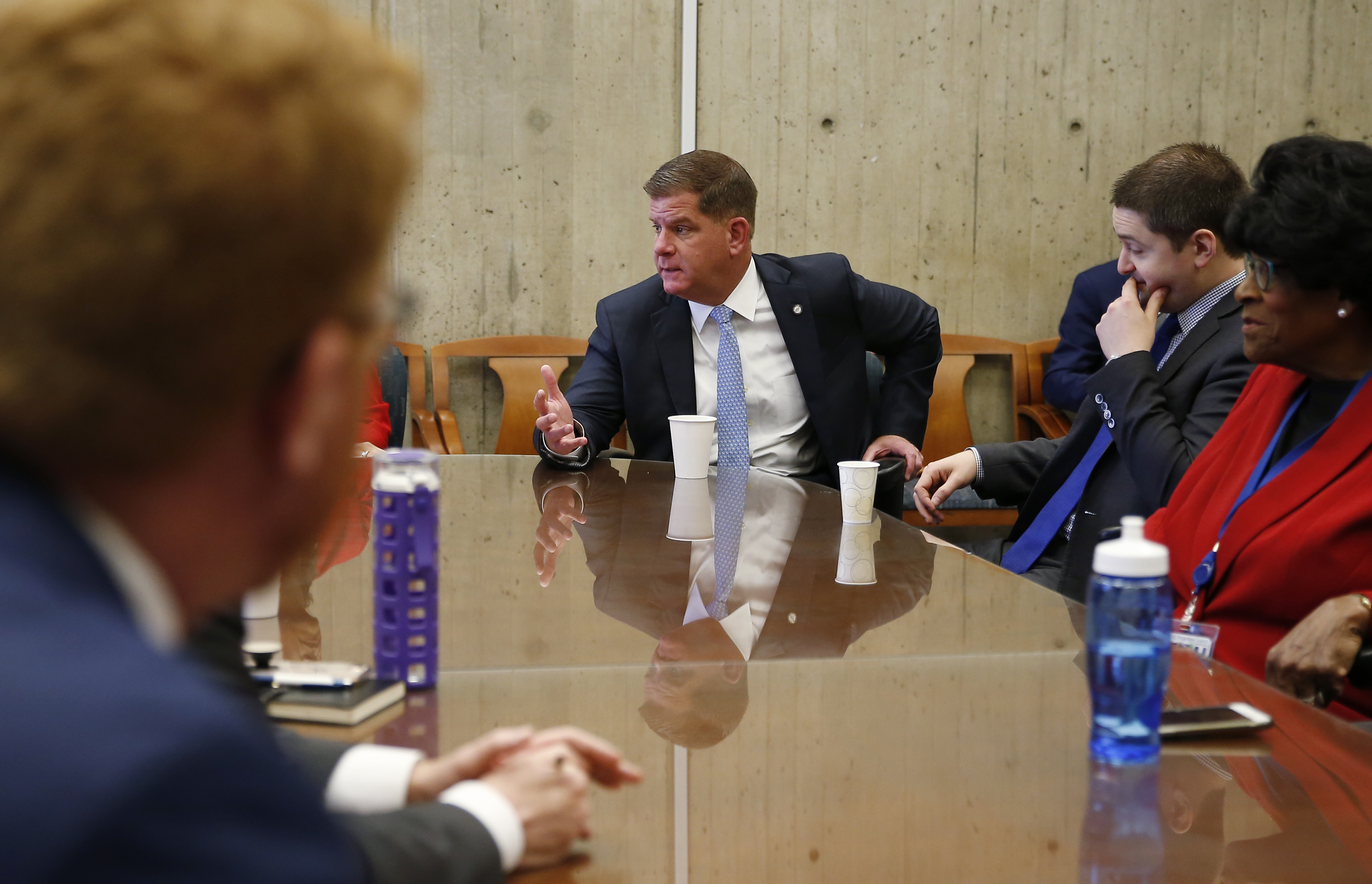 Mayor Marty Walsh introduced Brenda Cassellius, the new BPS Superintendent to Boston City Councilors.