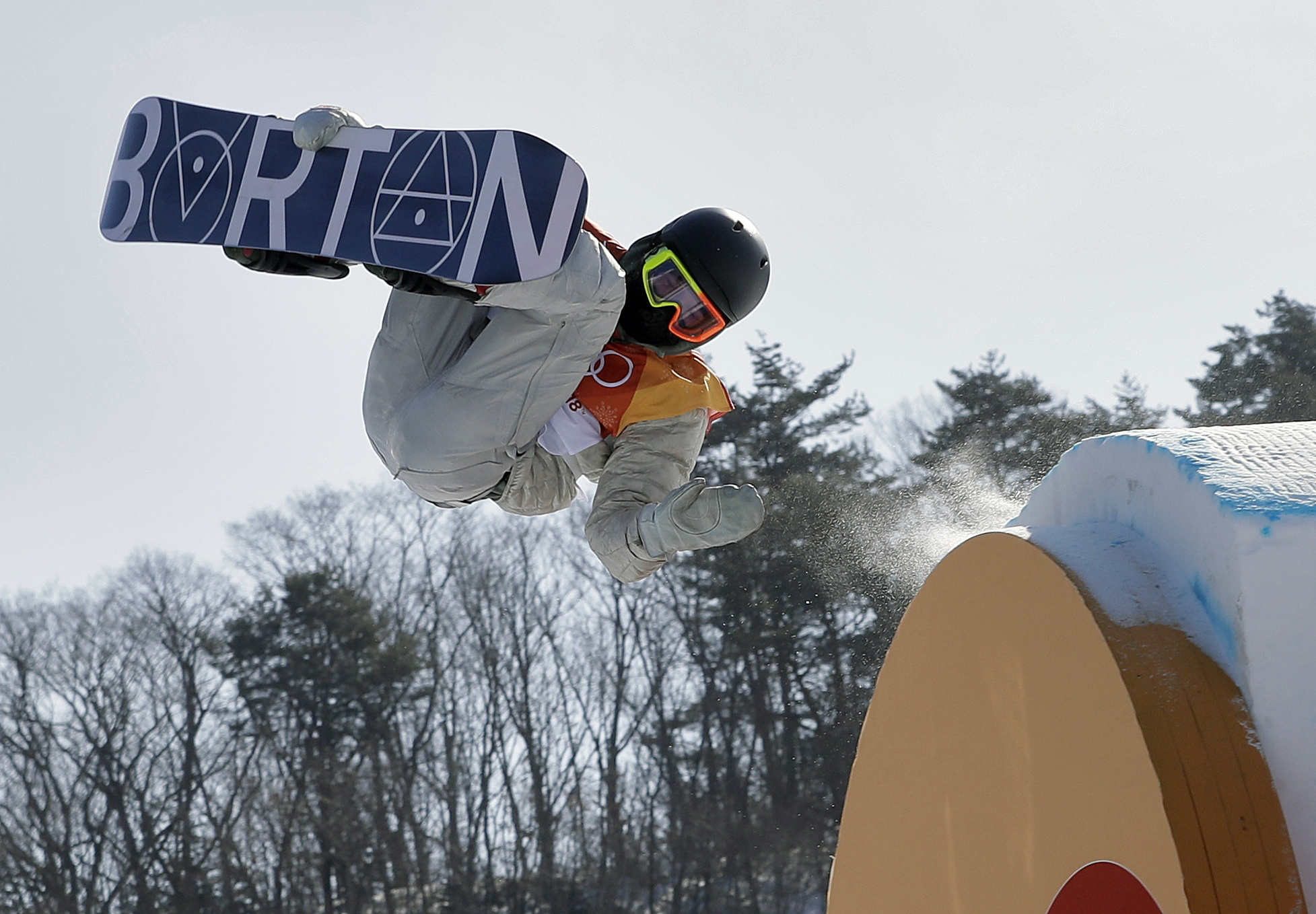American Red Gerard shows off his winning form in the slopestyle final.
