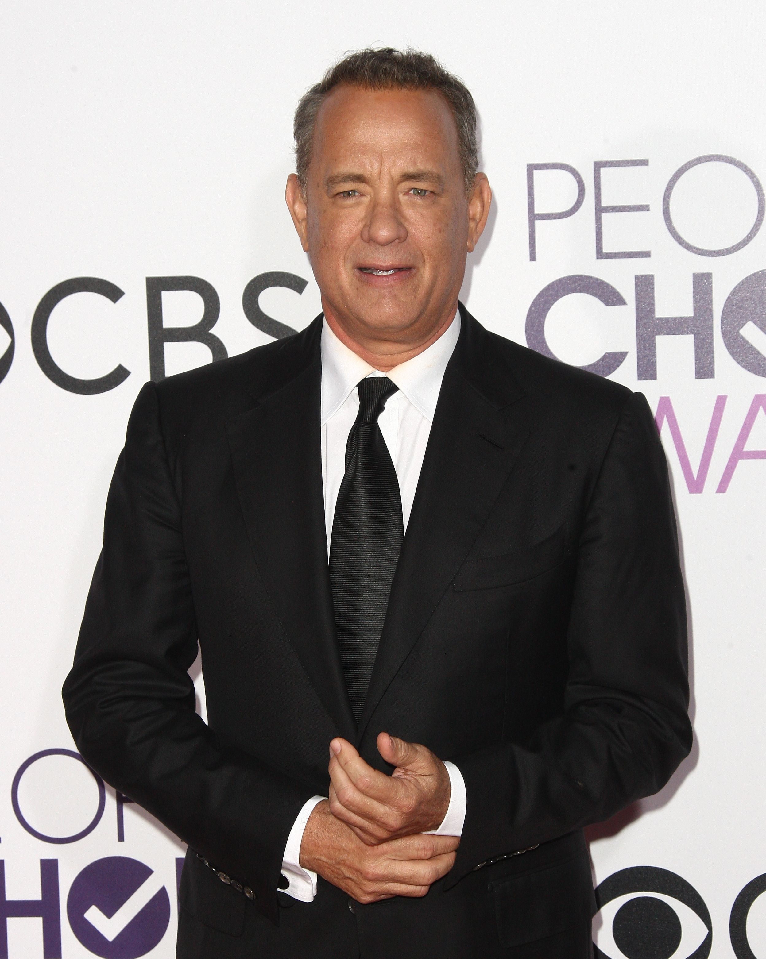 Tom Hanks, pictured last month at the People's Choice Awards.