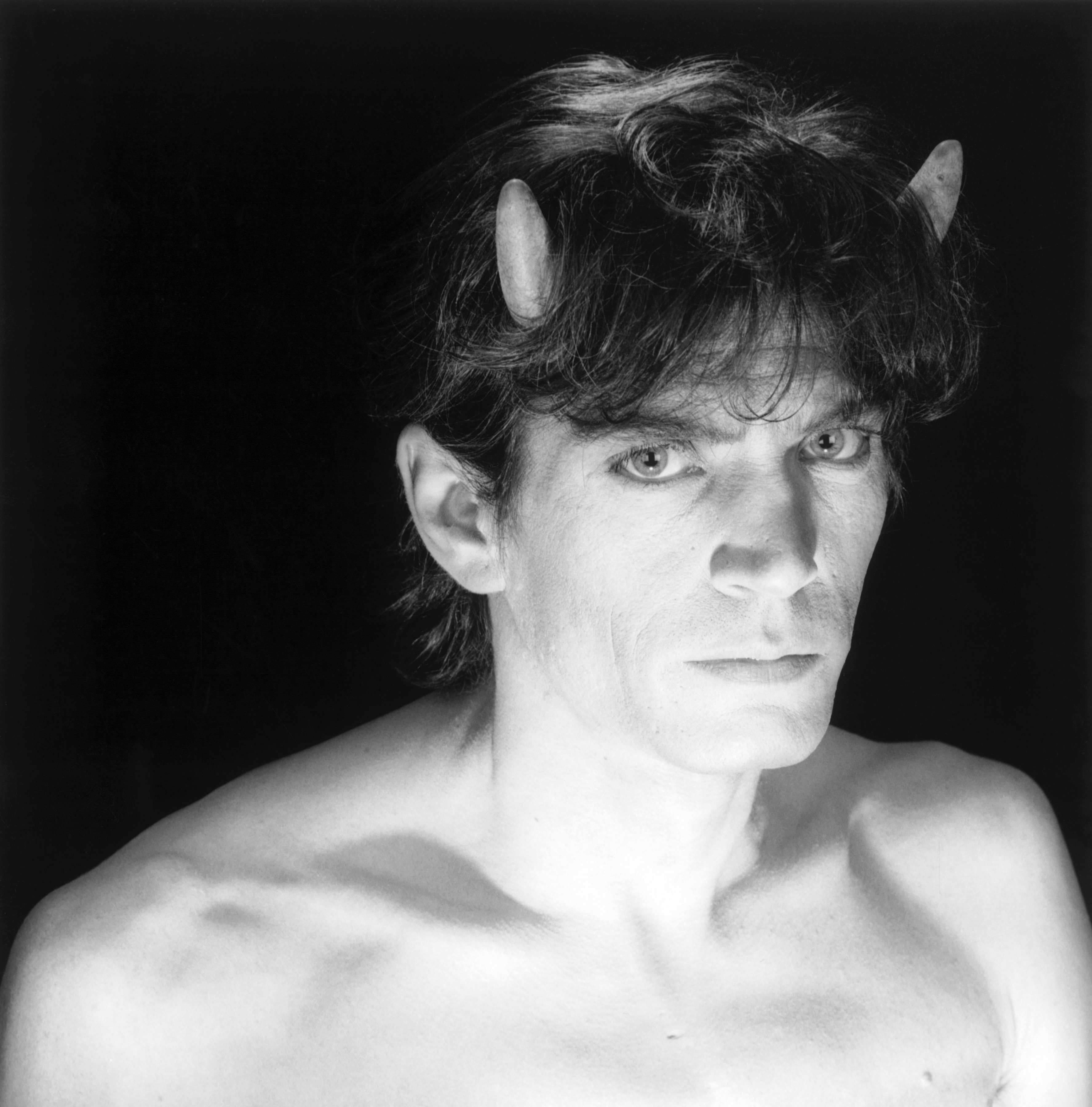 A Robert Mapplethorpe self-portrait.