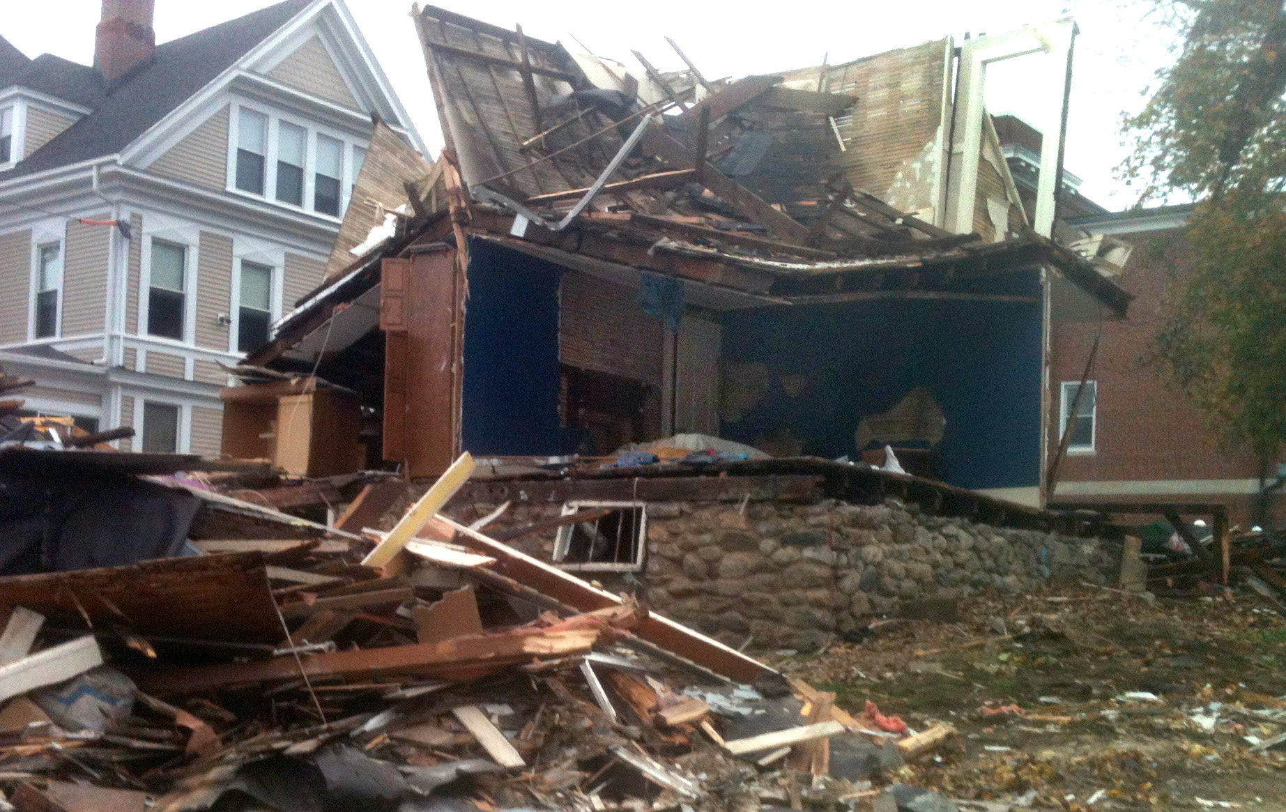 Man injured when house explodes in Marlborough The Boston Globe