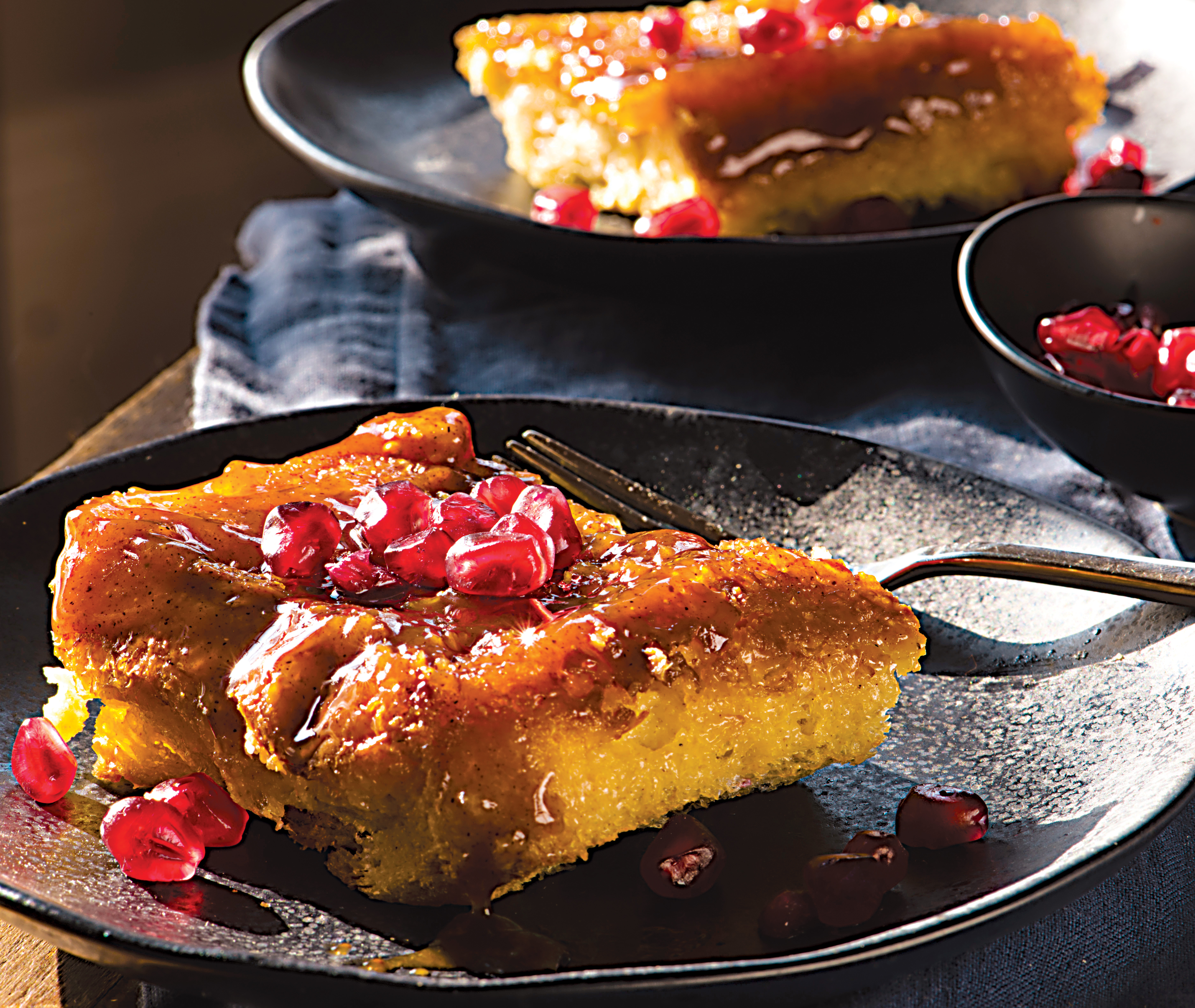 Creme brulee baked French toast.