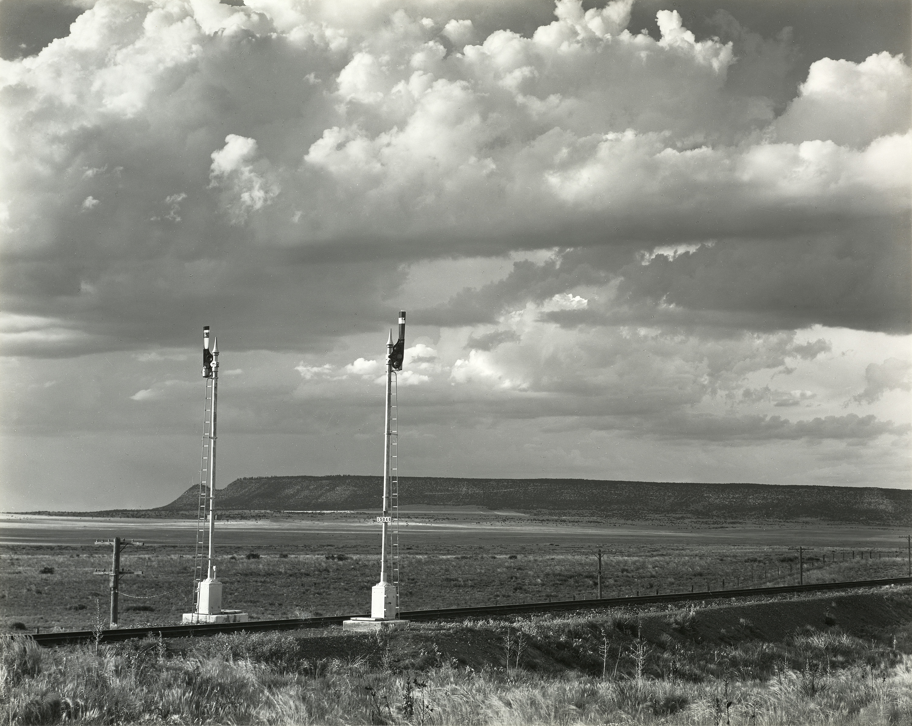 “Train Signals, New Mexico.”