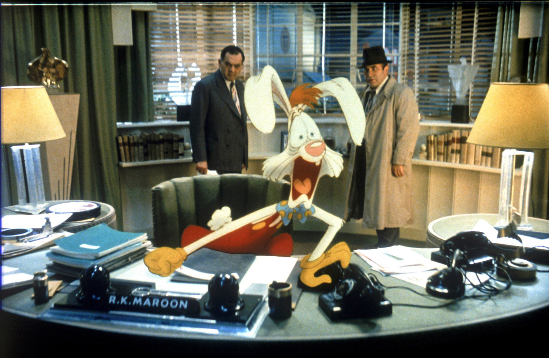 Roger Rabbit (with Bob Hoskins, right) from the 1988 classic.
