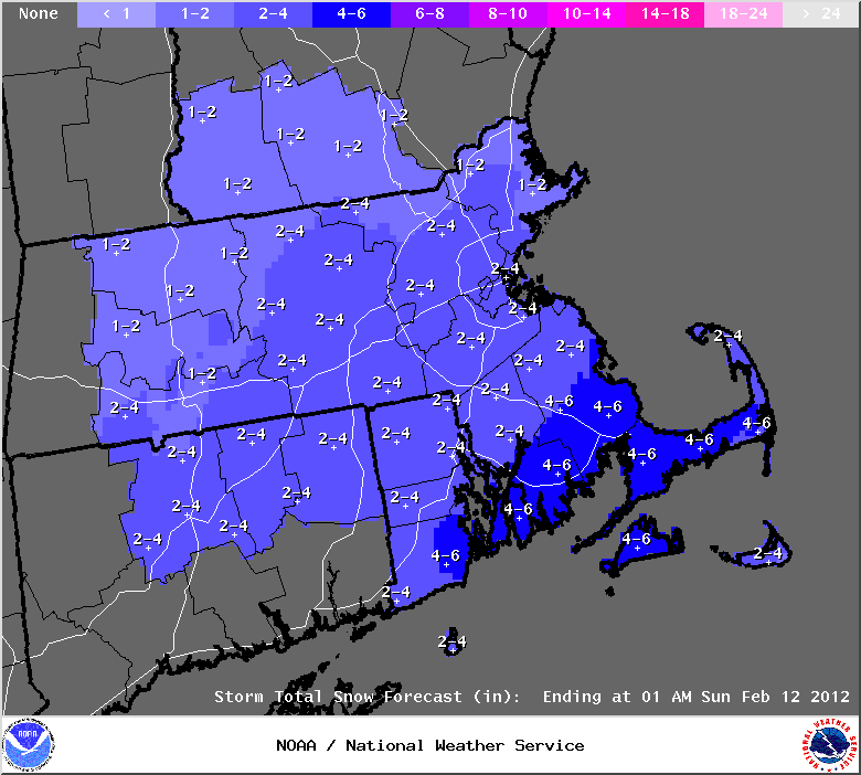 Up to eight inches of snow expected in parts of Mass. The Boston Globe
