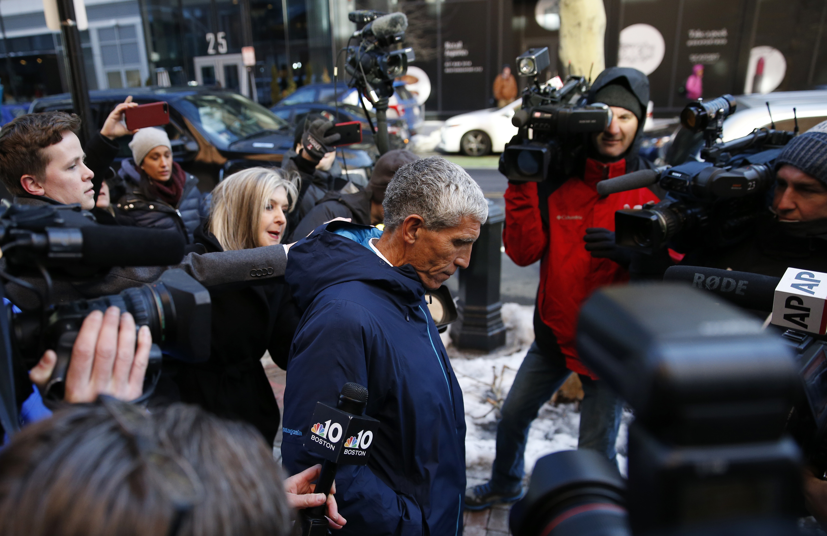 William Rick Singer left Federal Court.