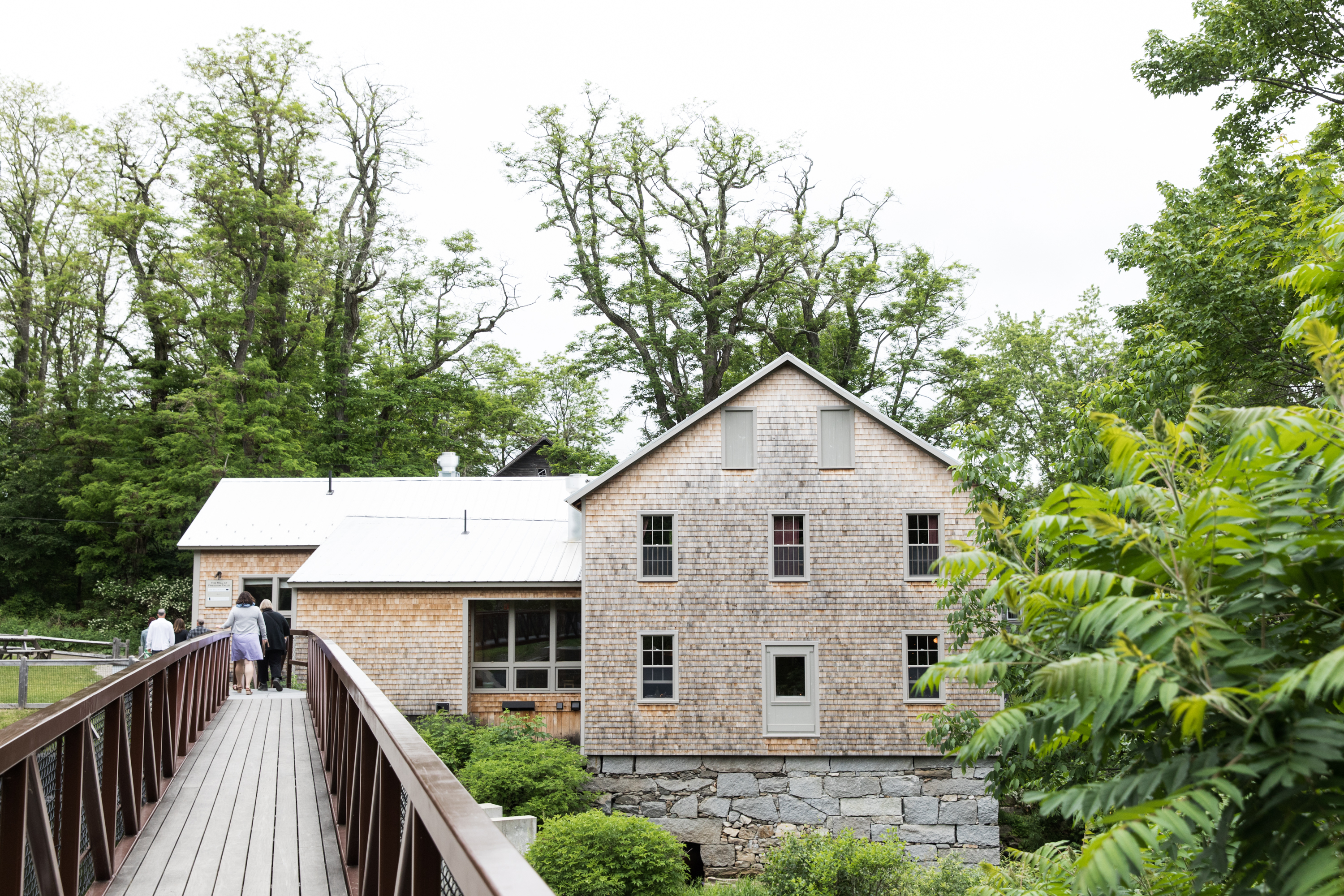 The Lost Kitchen is built in an old grist mill and retains much of the mill's character.