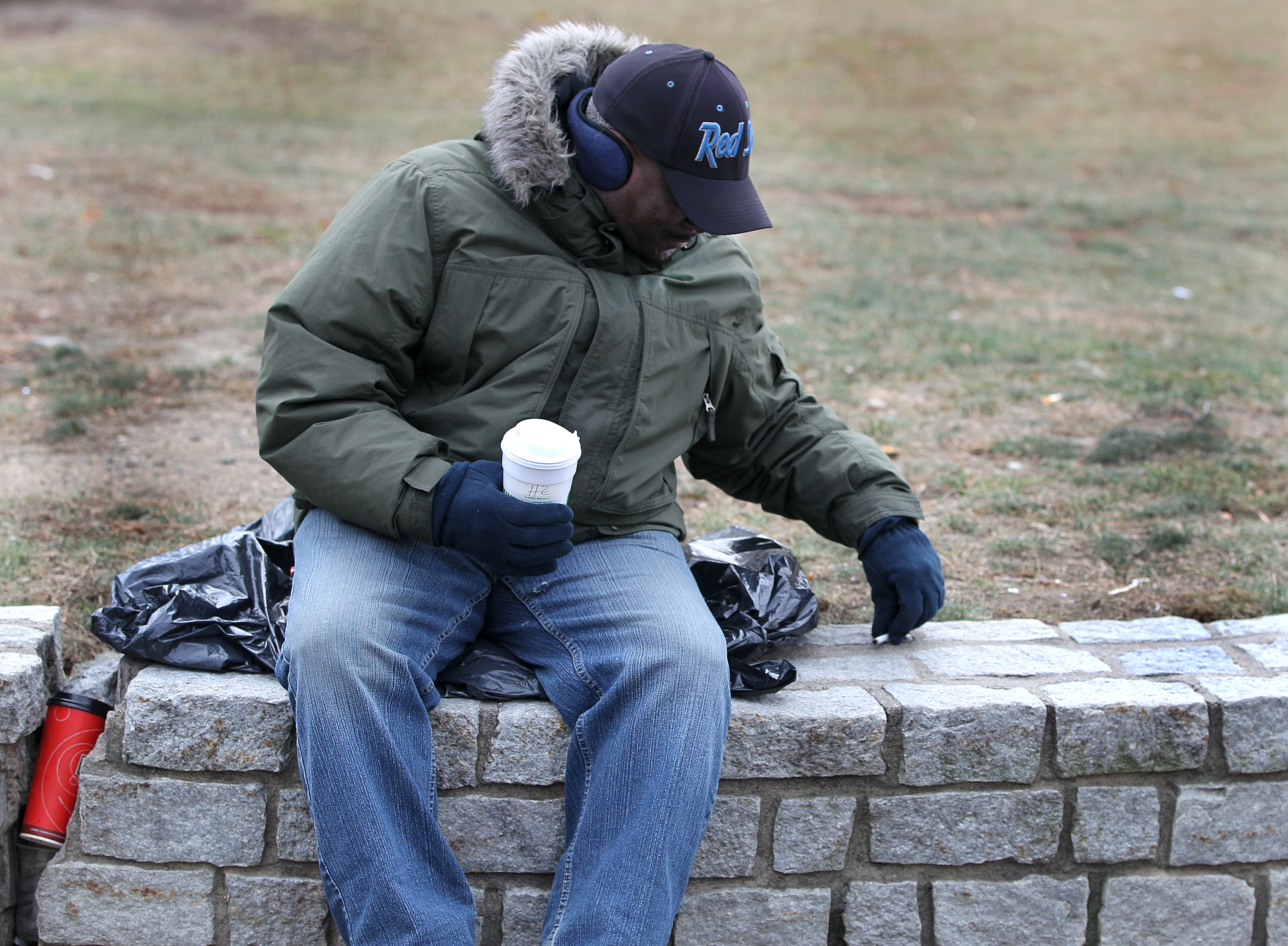 “The wind blows the smoke away. It shouldn’t bother anyone,” said Gilbert Farley, who was on the Common Tuesday.
