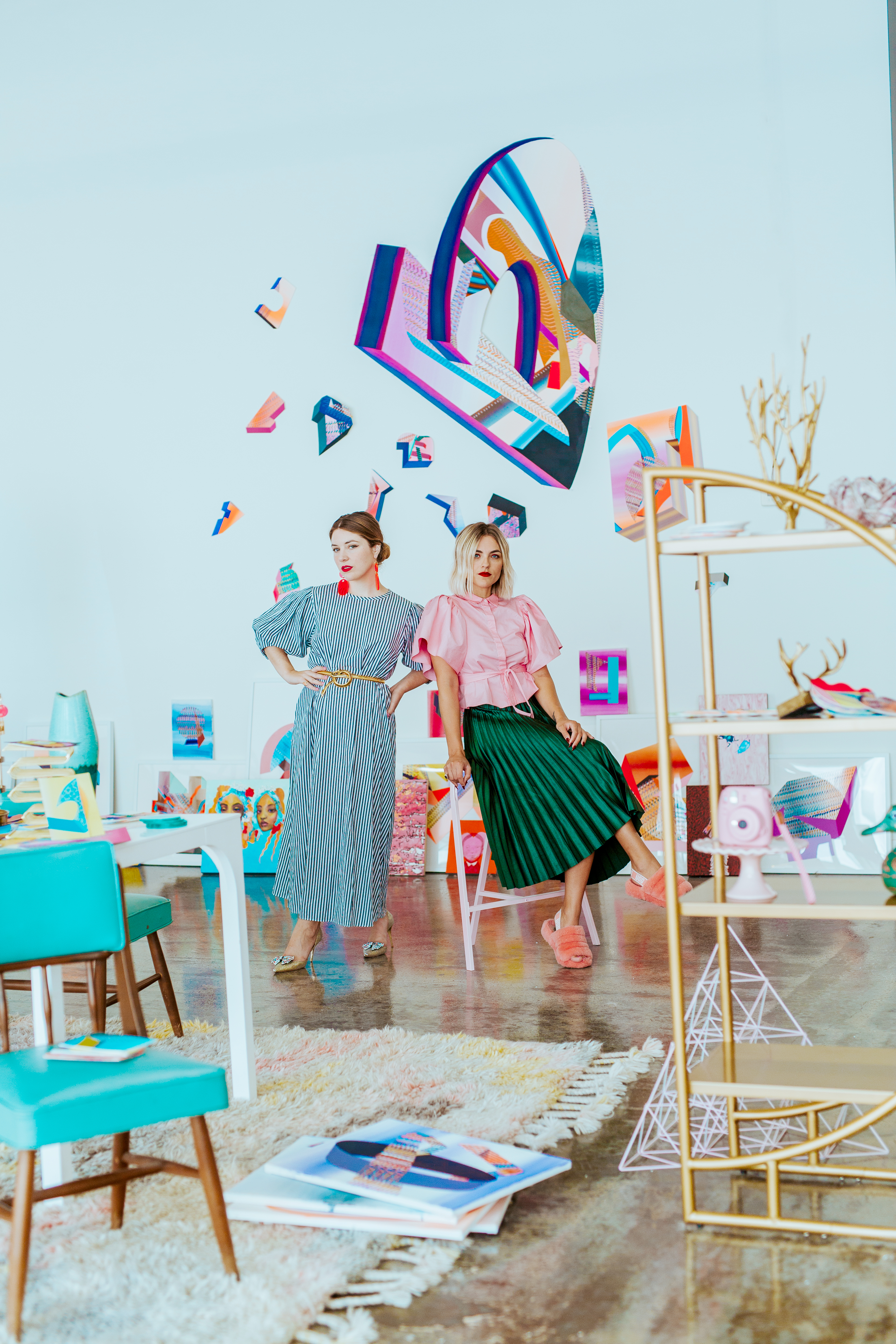 Nicole Fichera (left) and Erin Robertson in Hourglass.