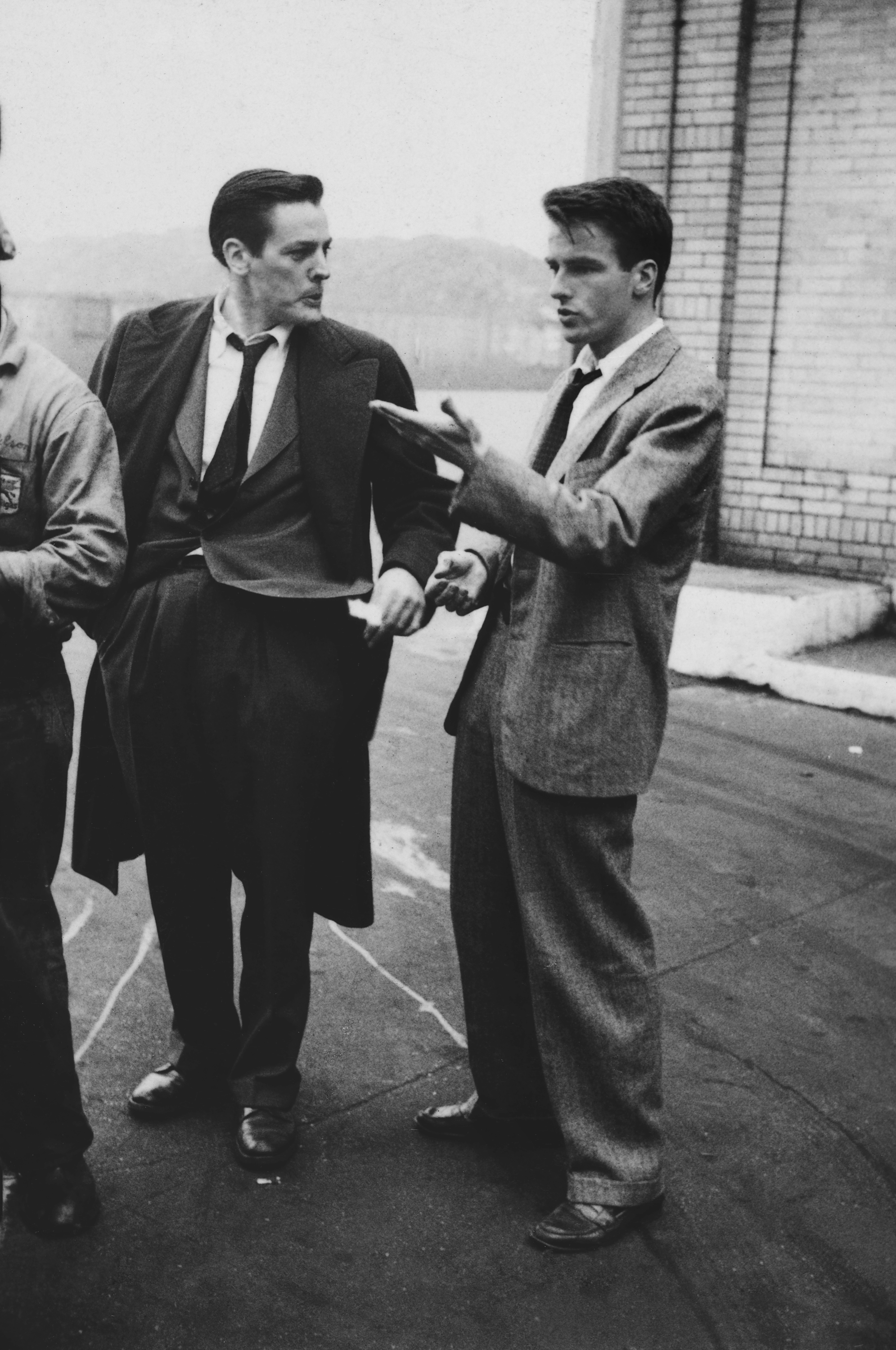 A Kubrick shot of Montgomery Clift (right) with fellow actor Kevin McCarthy