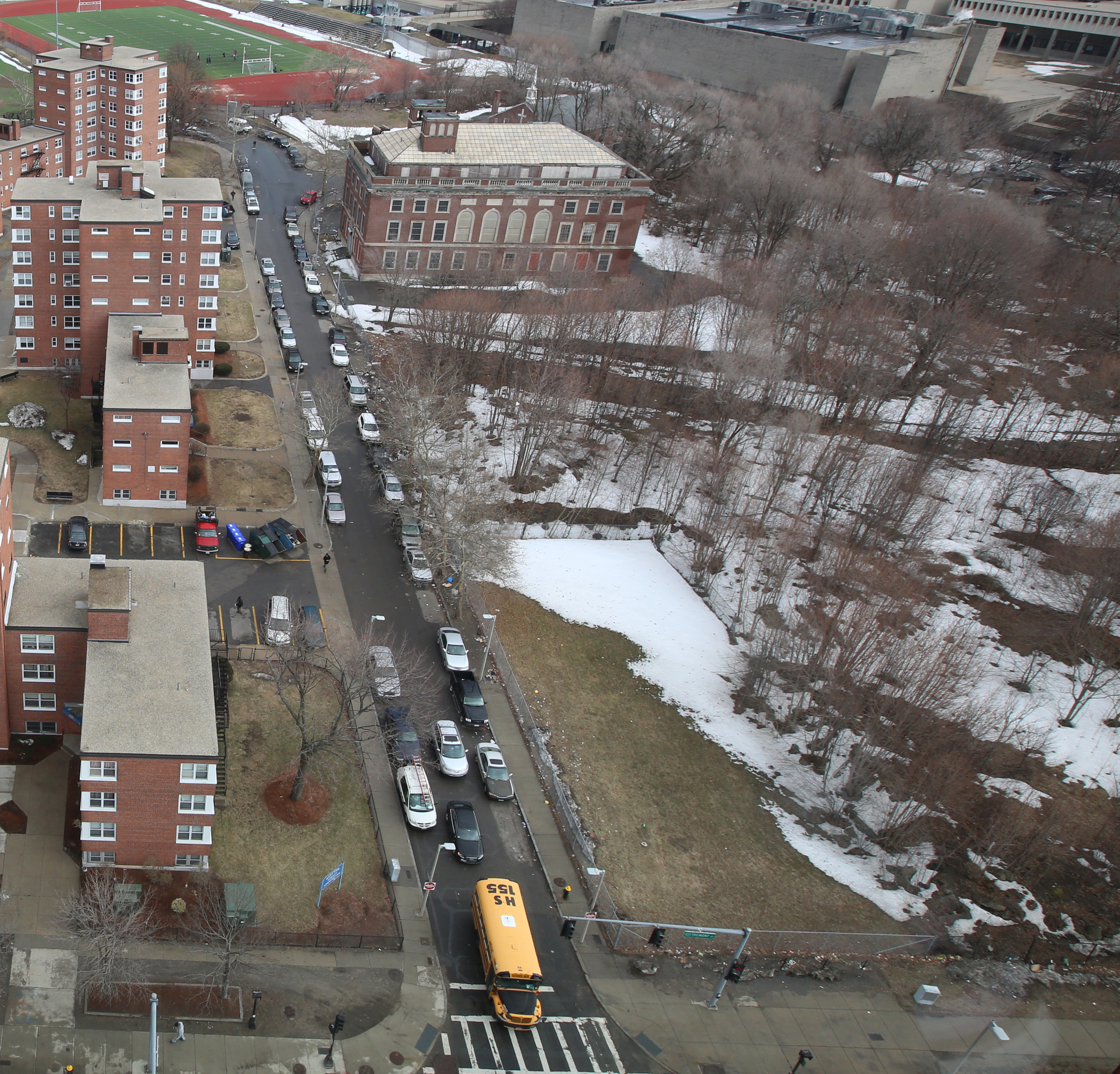 Parcel 3 on Tremont Street (right) has long been the object of top-down proposals by various politicians.