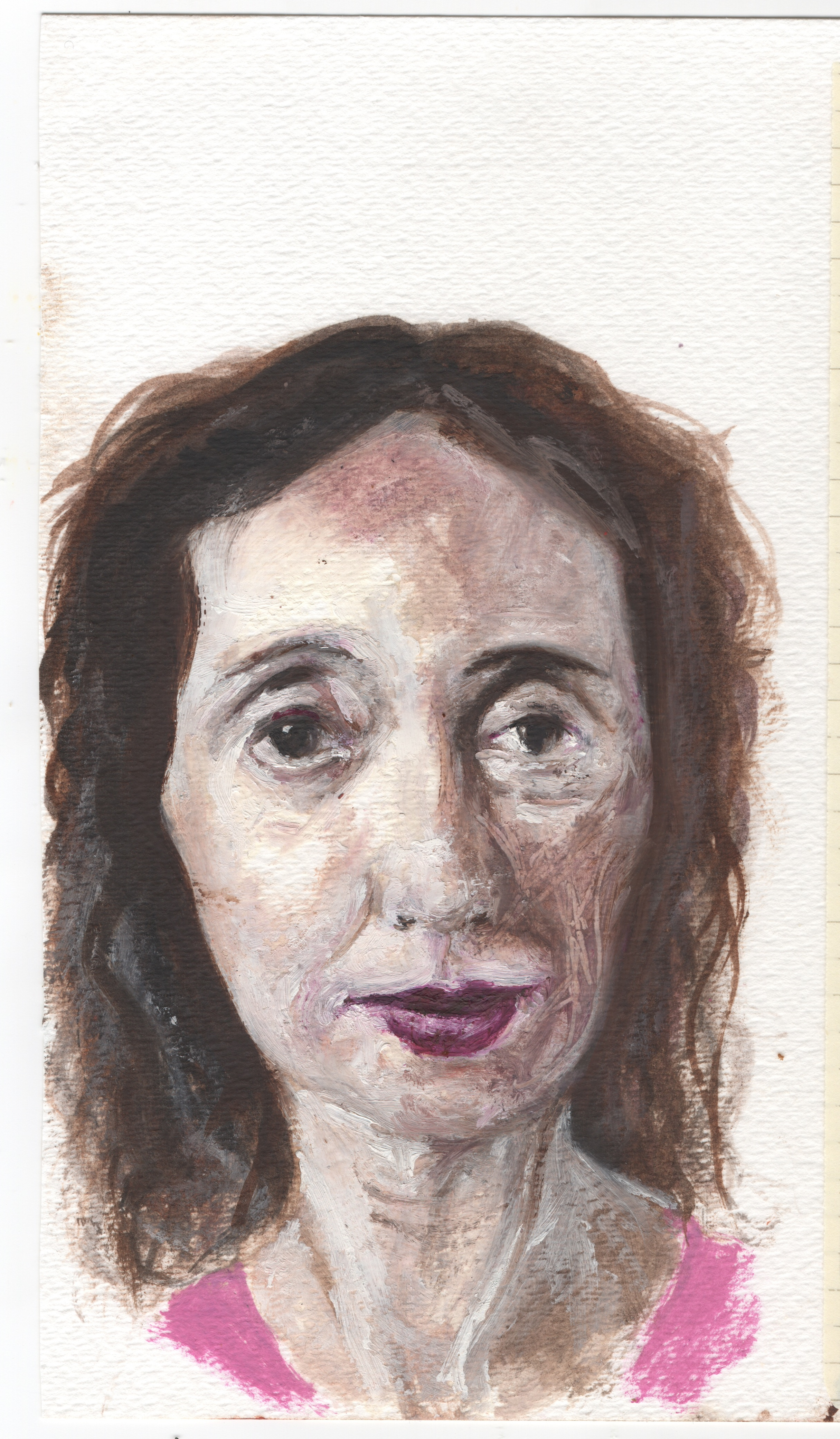 A portrait of Joyce Carol Oates by Aurélie Galois.