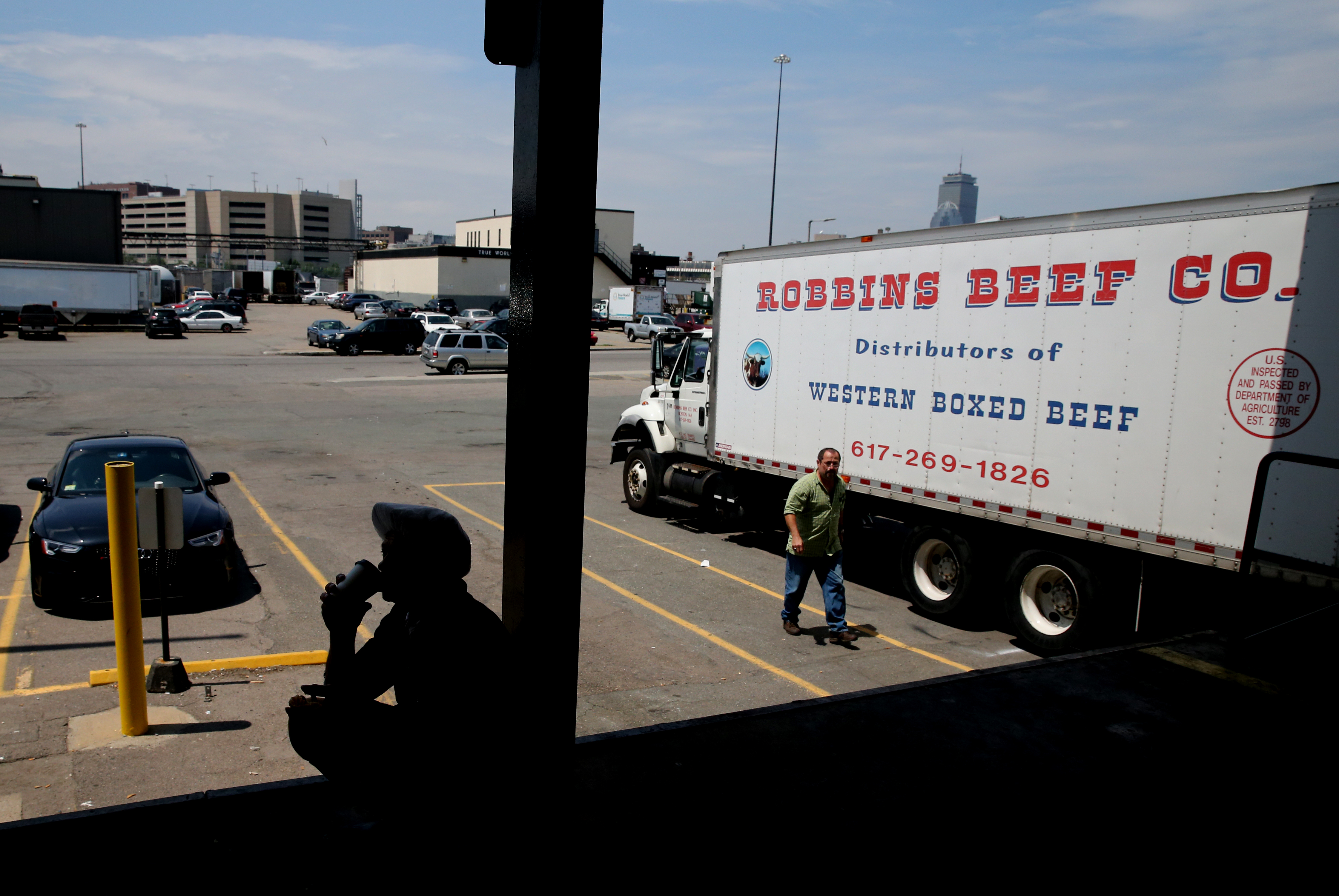 Widett Circle is now home to meat and seafood wholesalers, a city tow lot, road-salt sheds, and rail yards.