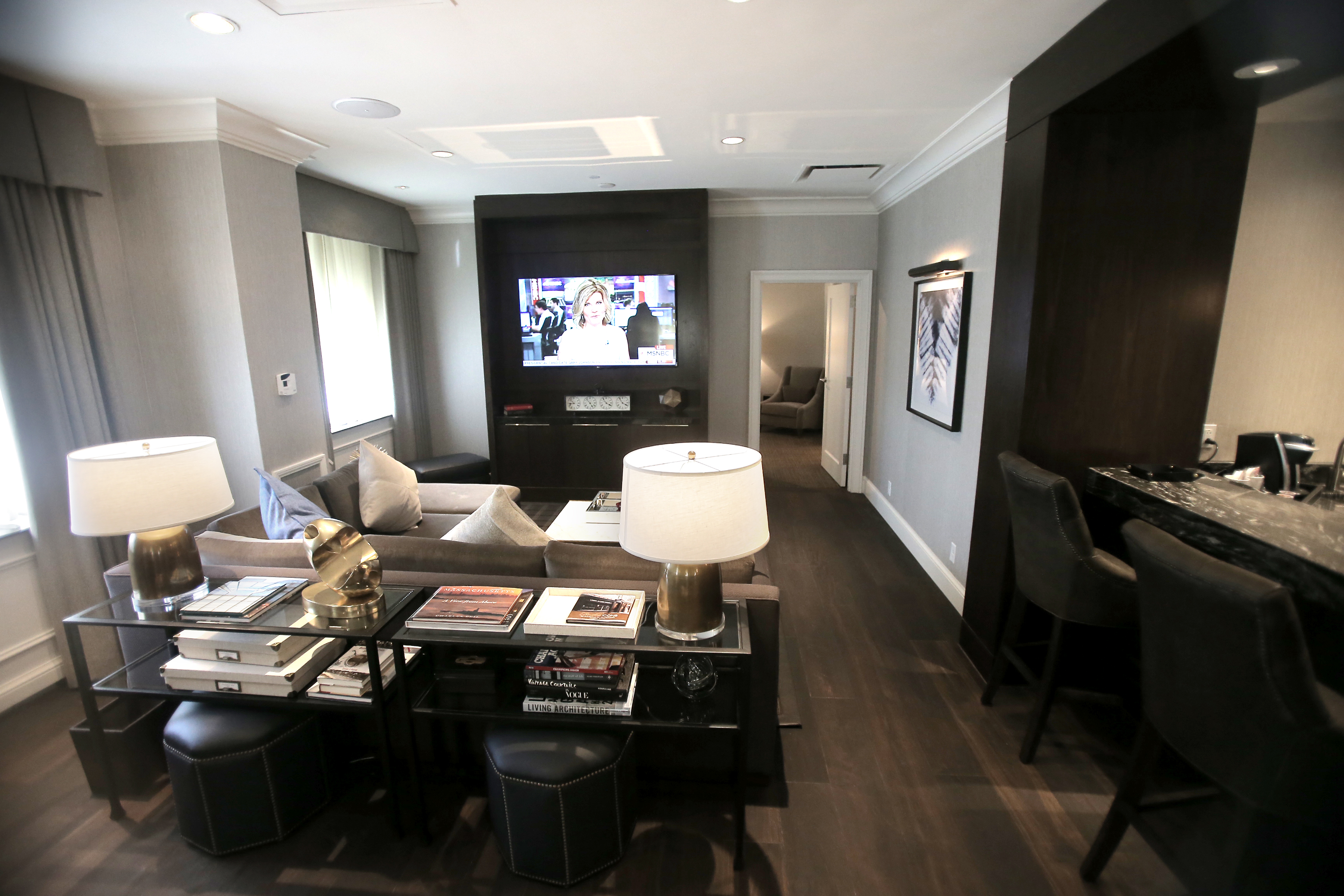 The Presidential Suite at the hotel.