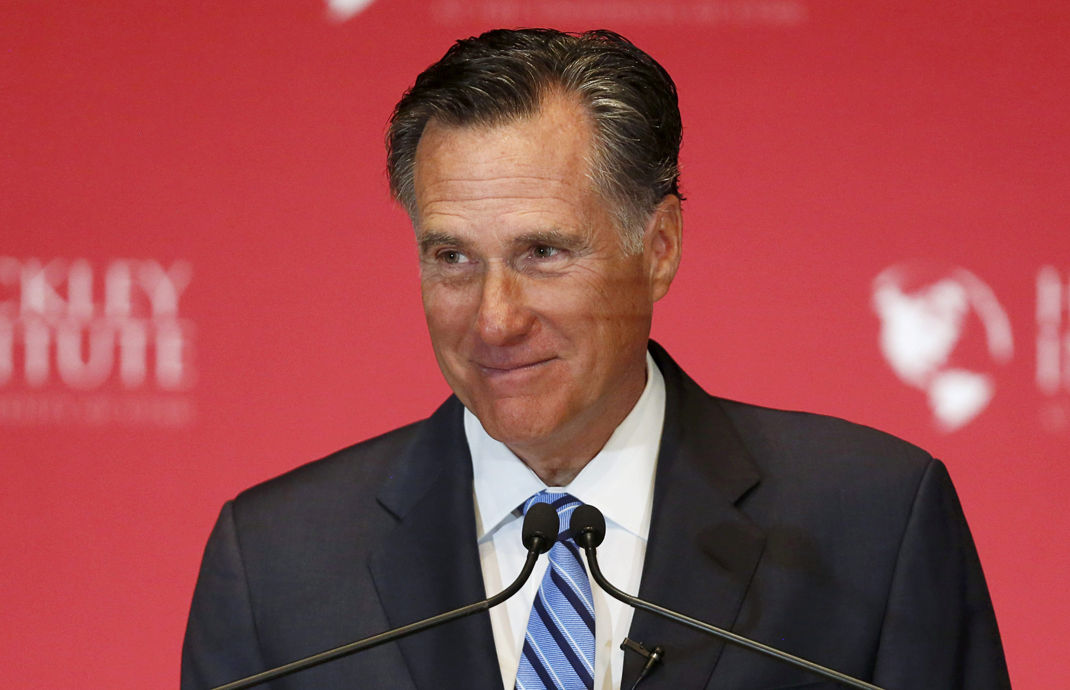 Mitt Romney criticized Donald Trump in a speech at the University of Utah in Salt Lake City on March 3.