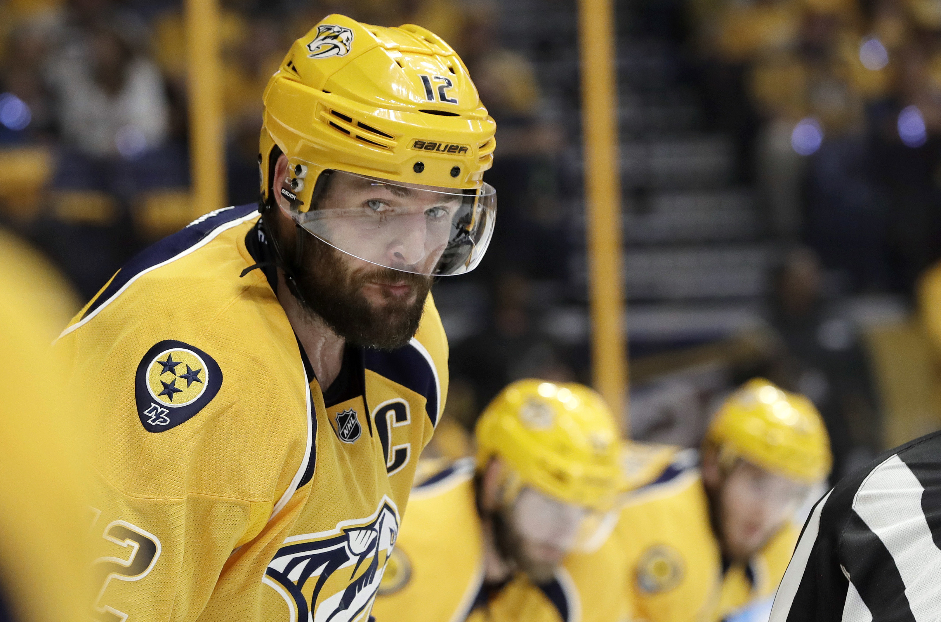 When Mike Fisher is ready, he will sign a prorated, one-year contract.