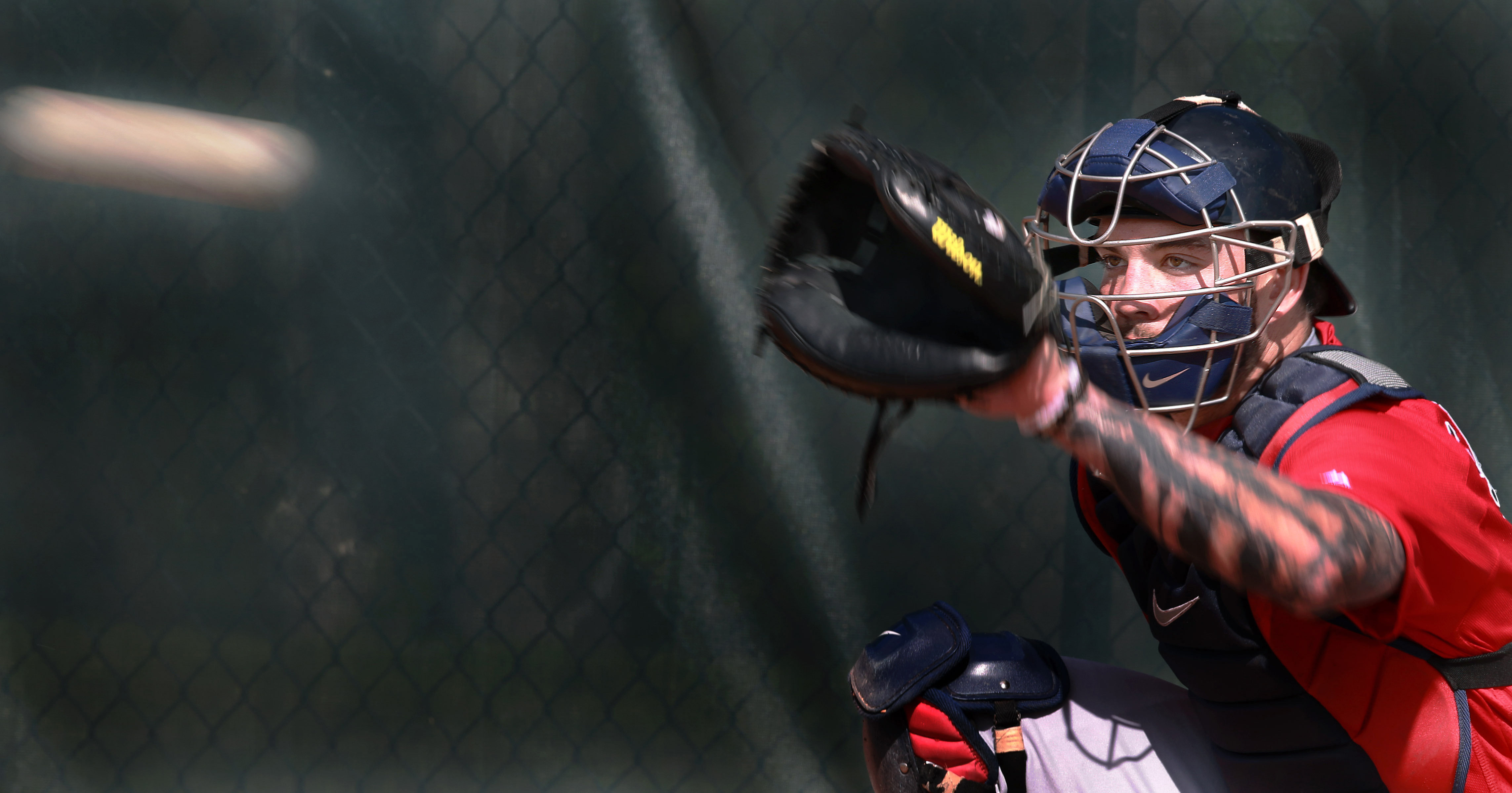 Blake Swihart played six games at catcher and 13 in left field in 2016.