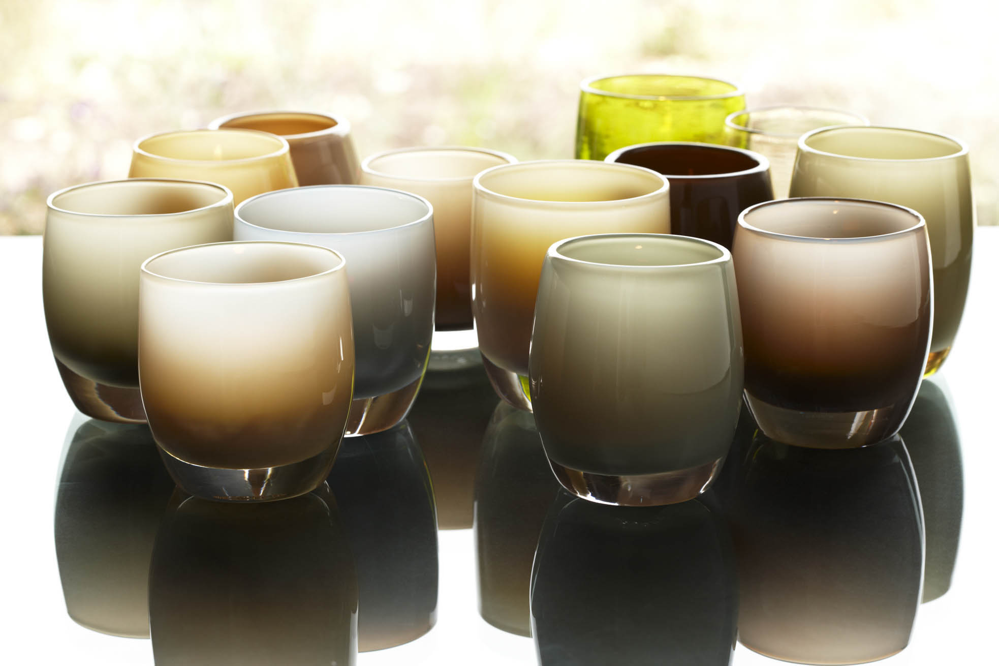 Fancy Glassybaby votive holders The Boston Globe