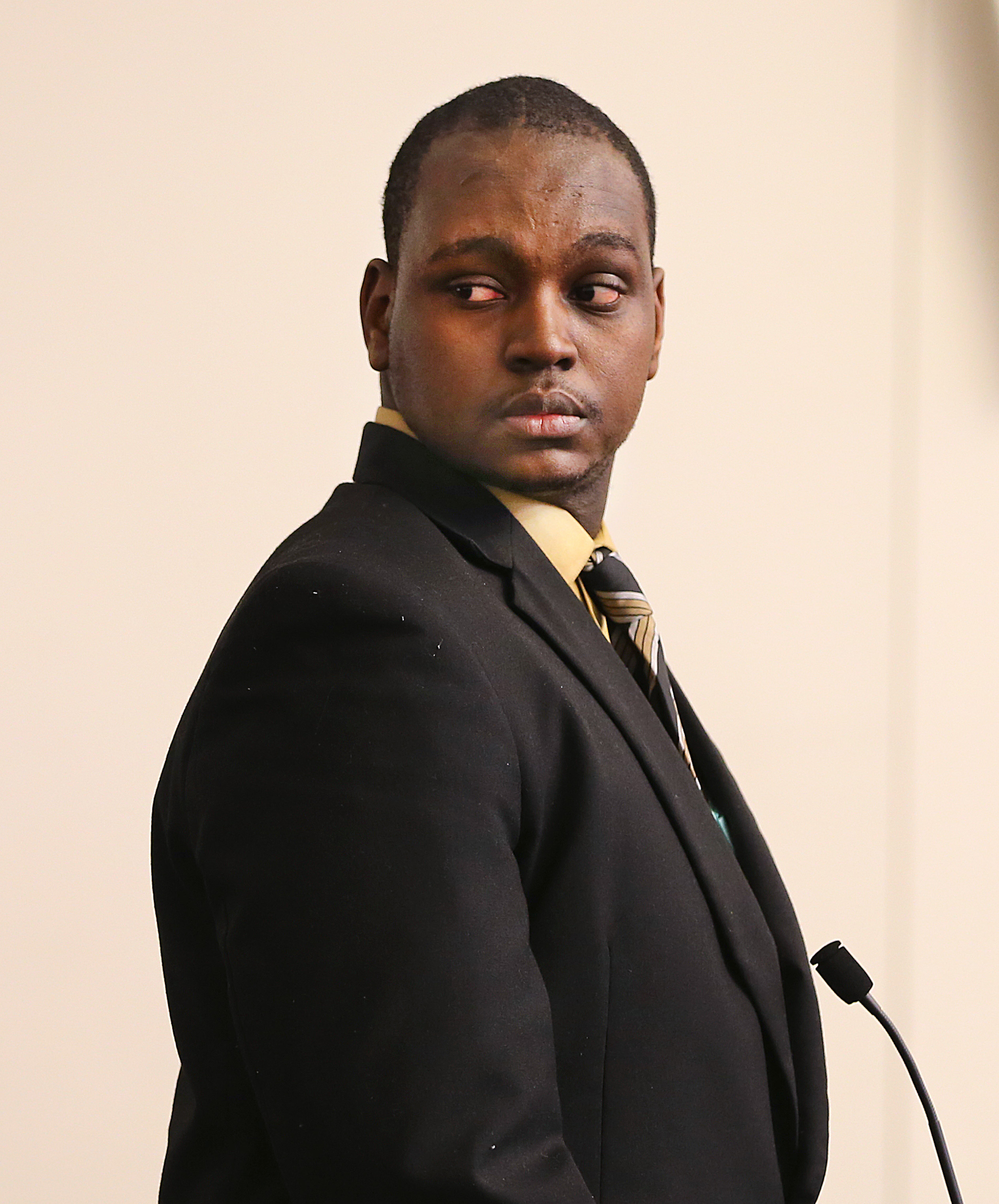 Rene Norestant Jr. was arraigned in court in January.