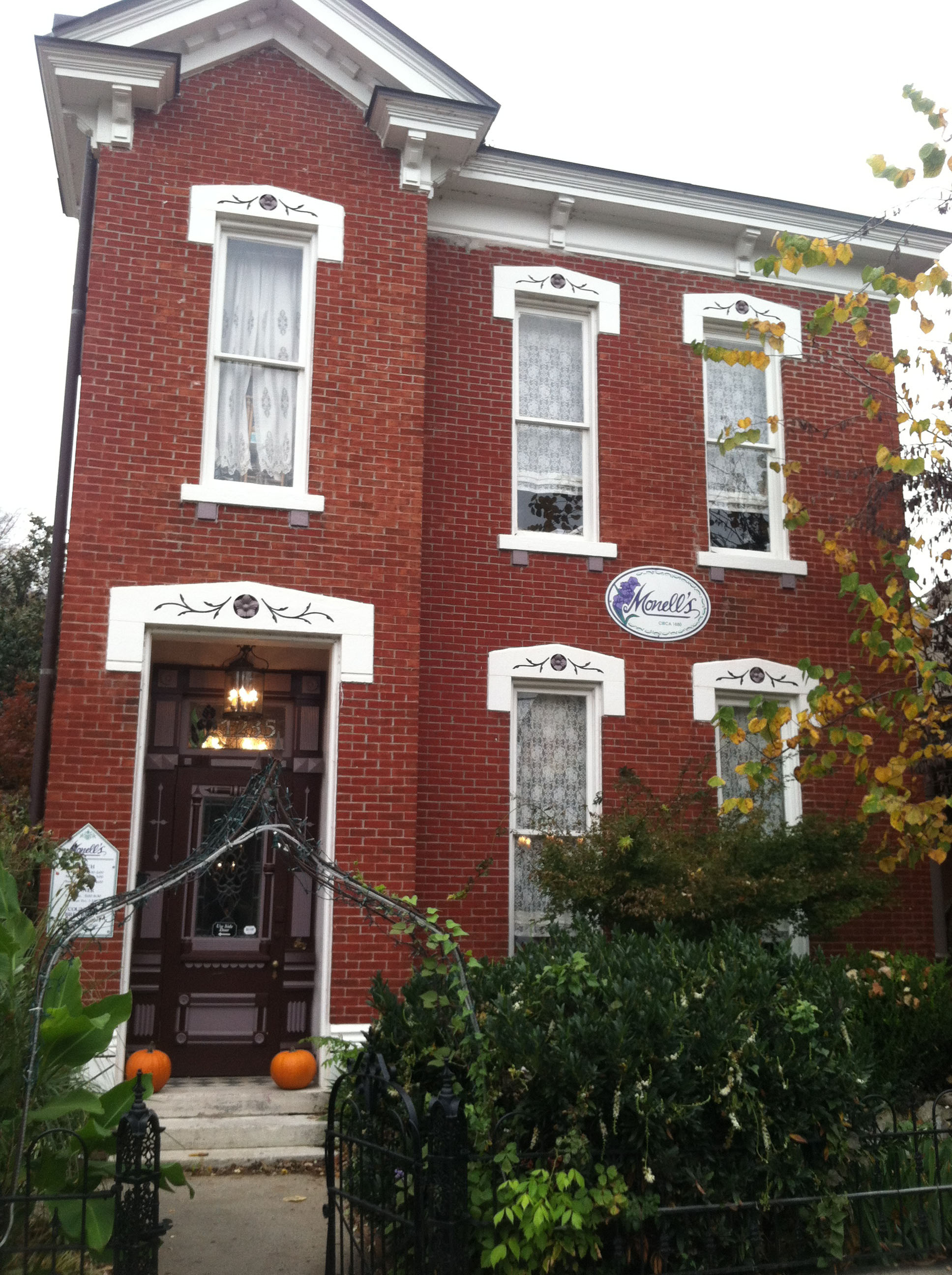 The 1880 building housing Monell’s.
