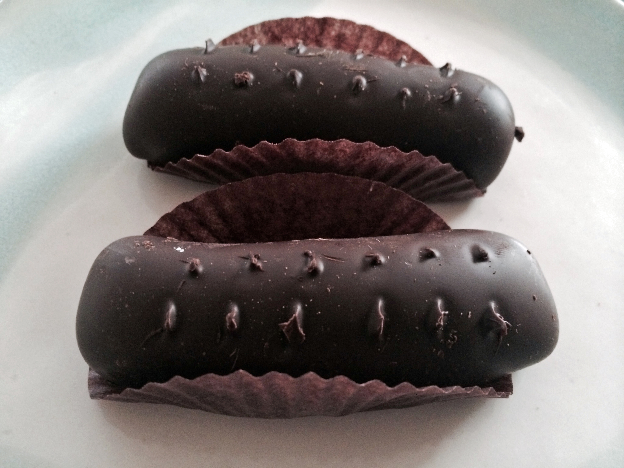 13madeinne - When is a sea cucumber tasty? When it's made of chocolate, by Monica's Chocolates of Lubec, Maine. (Diane Bair for The Boston Globe)