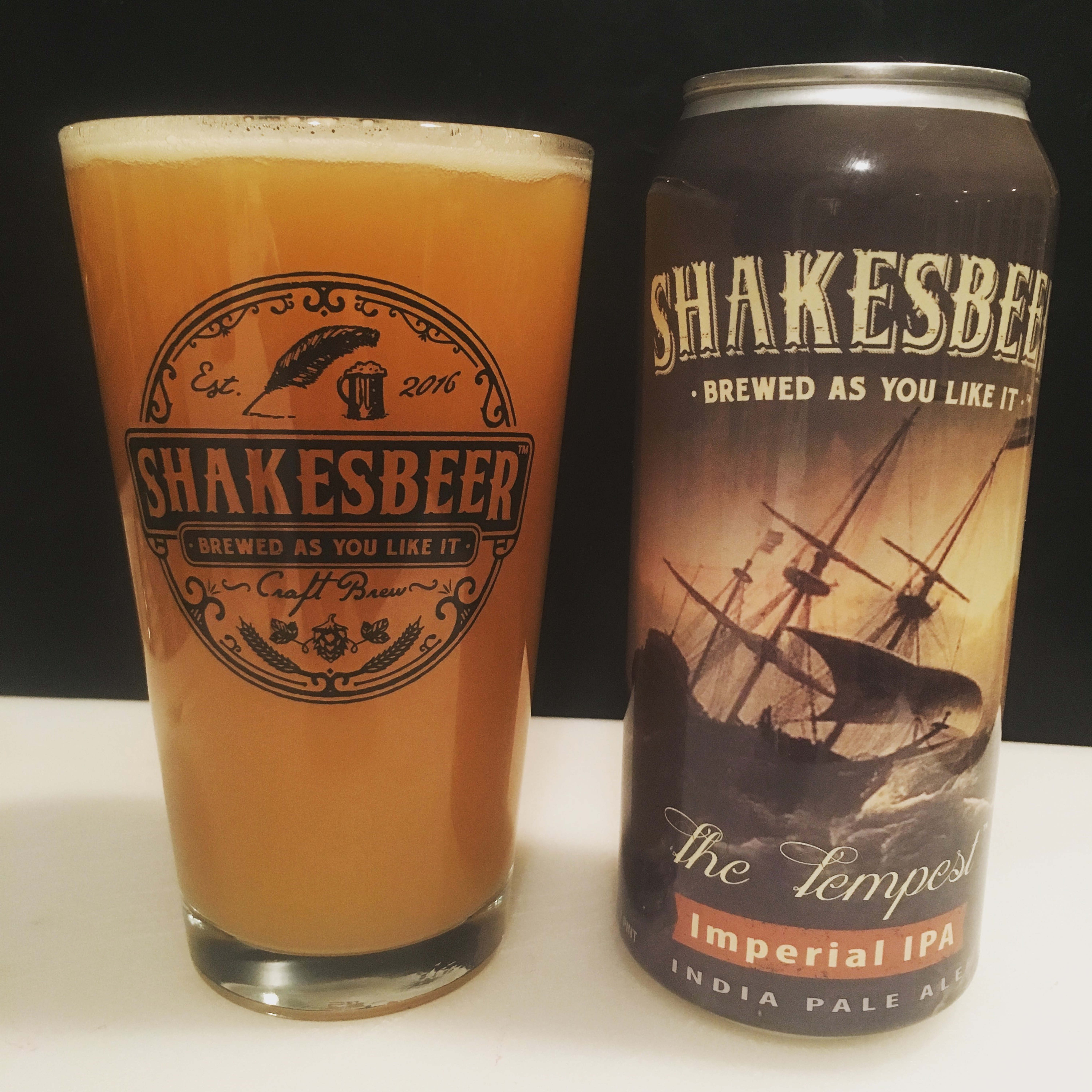 The Tempest is one of two brews currently offered by Shakesbeer.