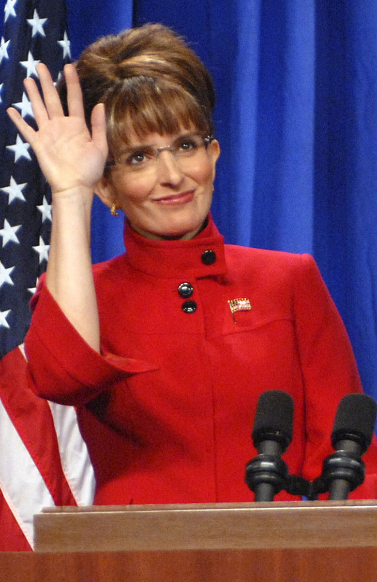 Tina Fey as Sarah Palin.