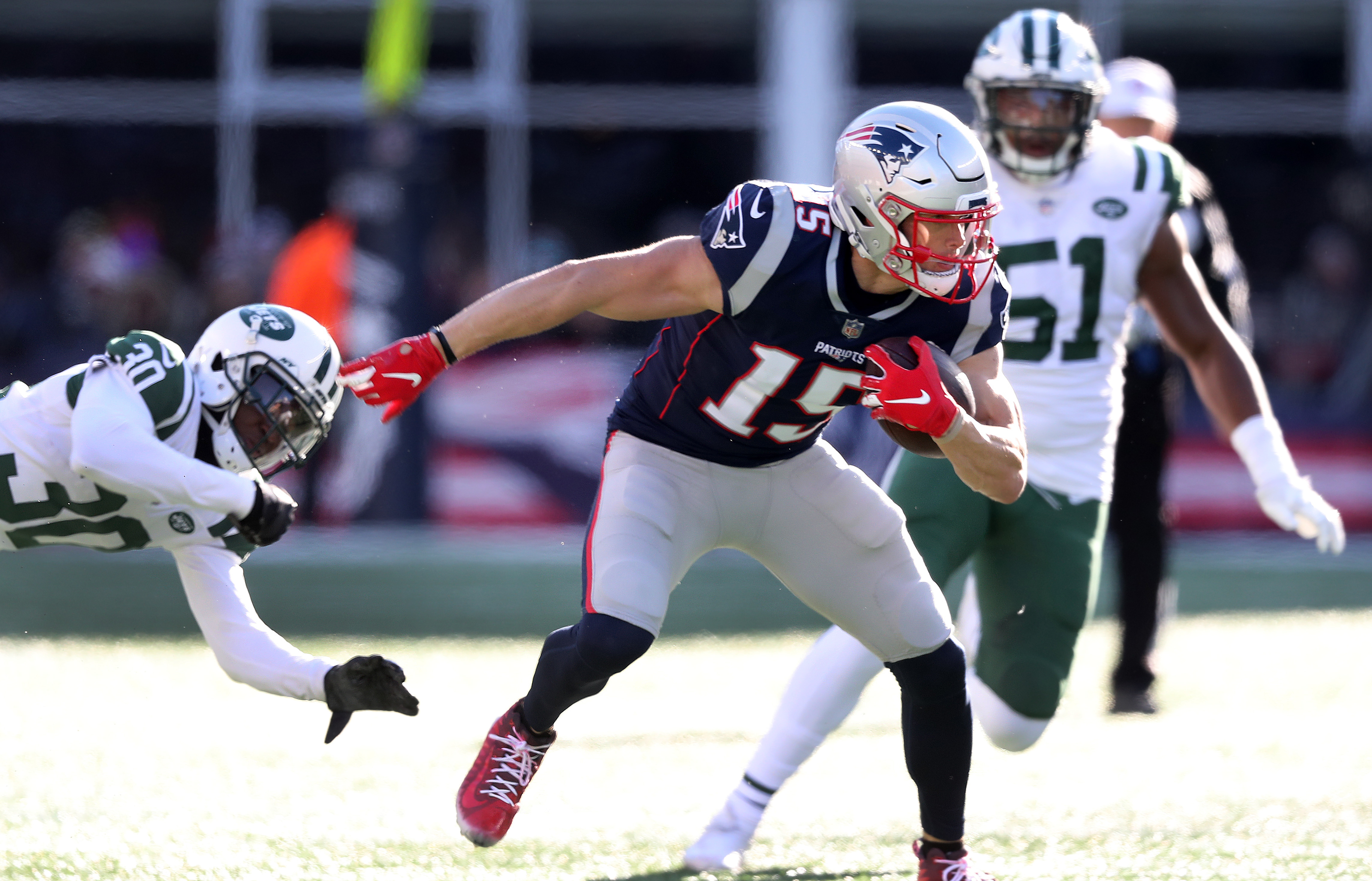 It is well known that Patriots wide receiver Chris Hogan was a successful lacrosse player at Penn State.