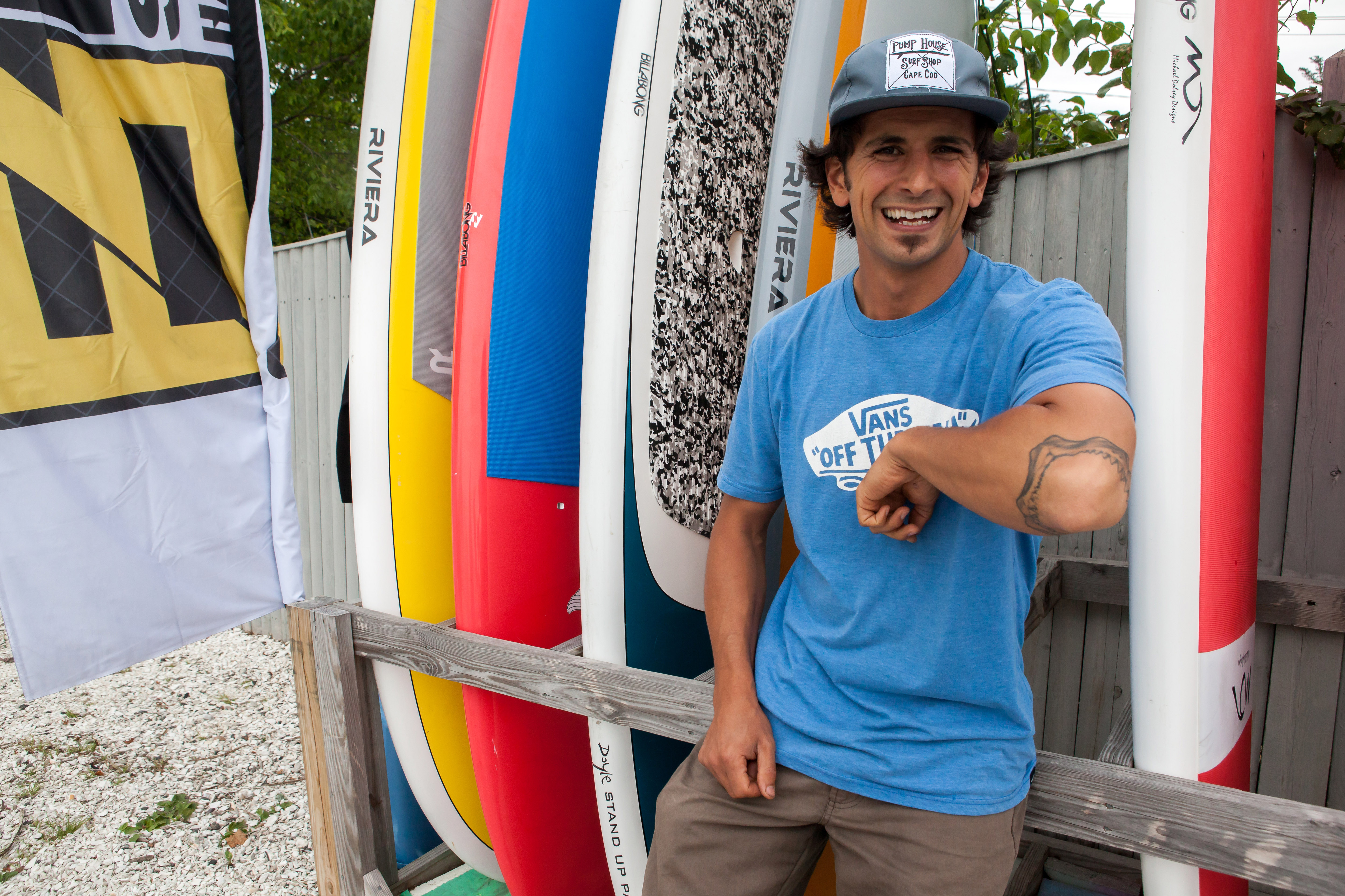 Matt Rivers, owner of the Pump House Surf Shop.