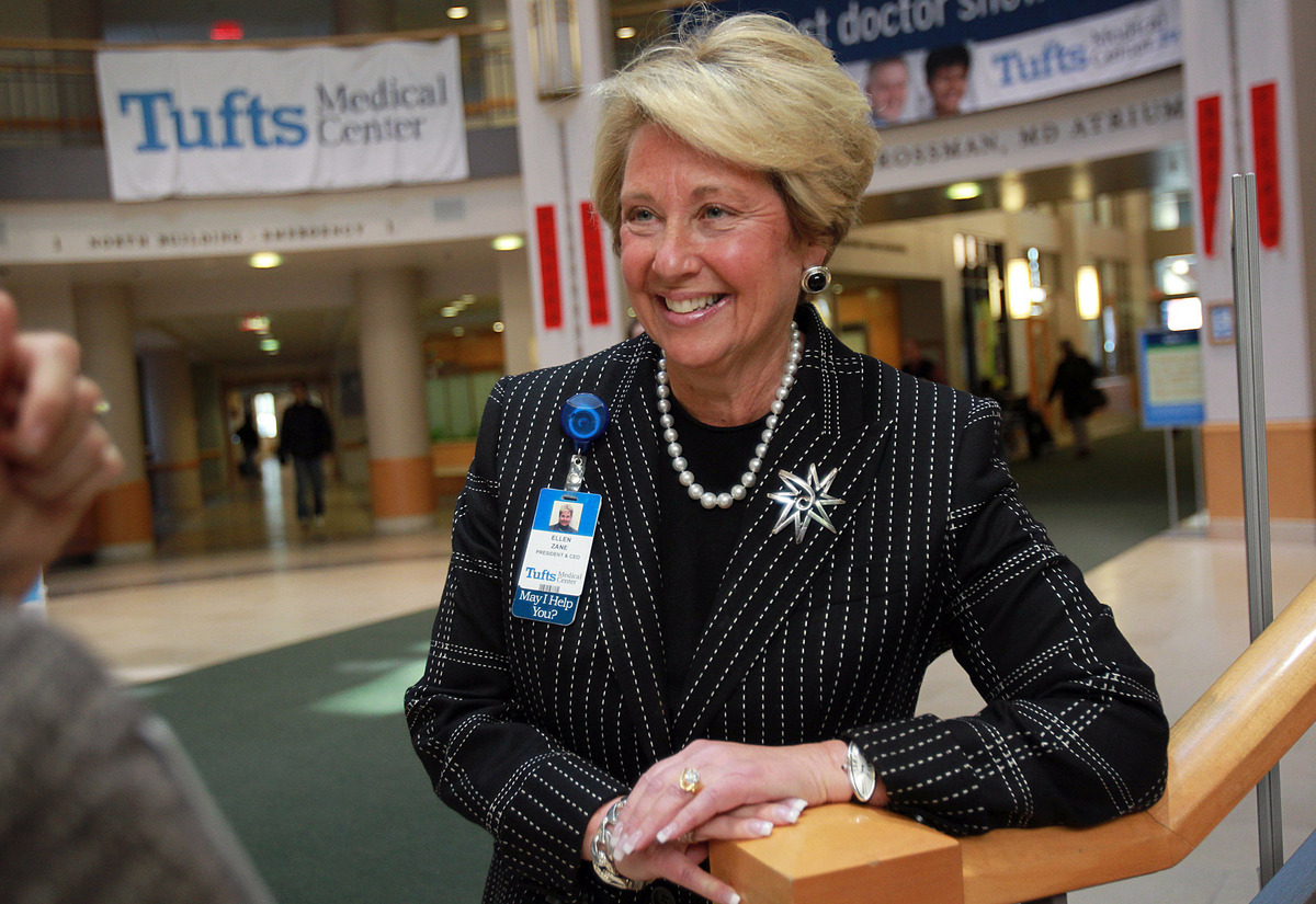 Ellen Zane recently retired as chief executive of Tufts Medical Center.