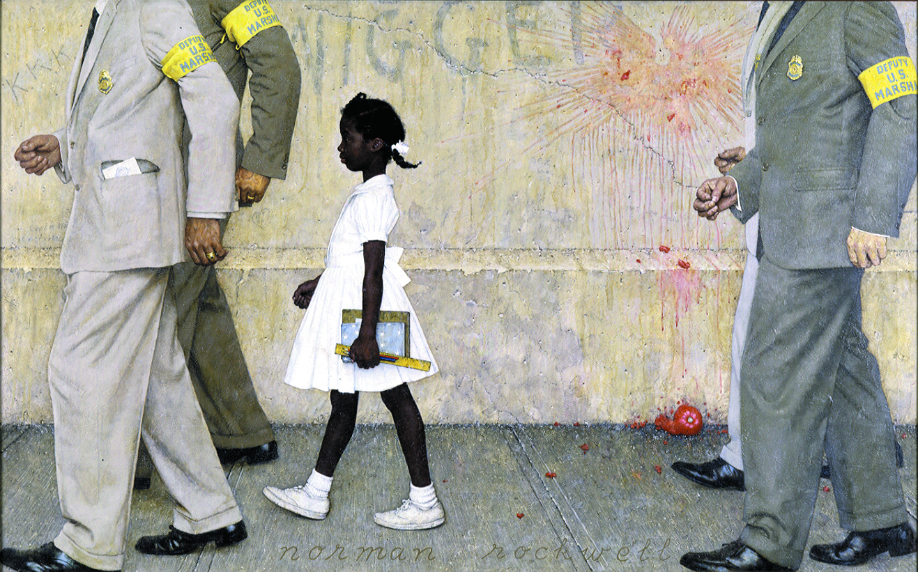 “The Problem We All Live With,” a 1963 work by Norman Rockwell.