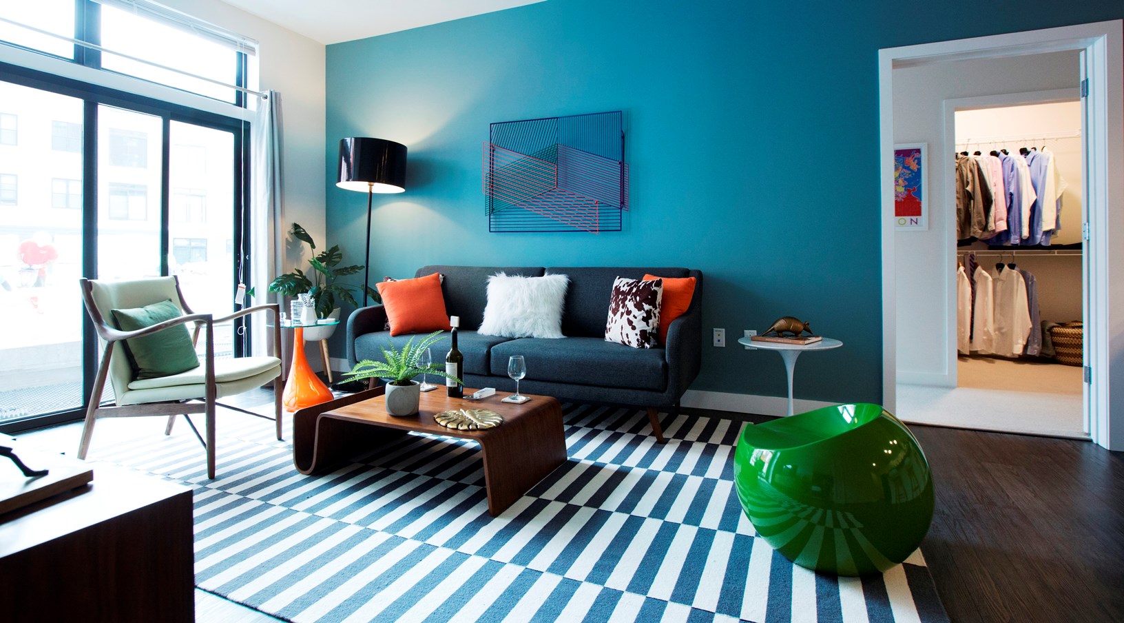 A two-bedroom, two-bath apartment in the Montaje, where rents range from $1,900 to $4,200 a month.