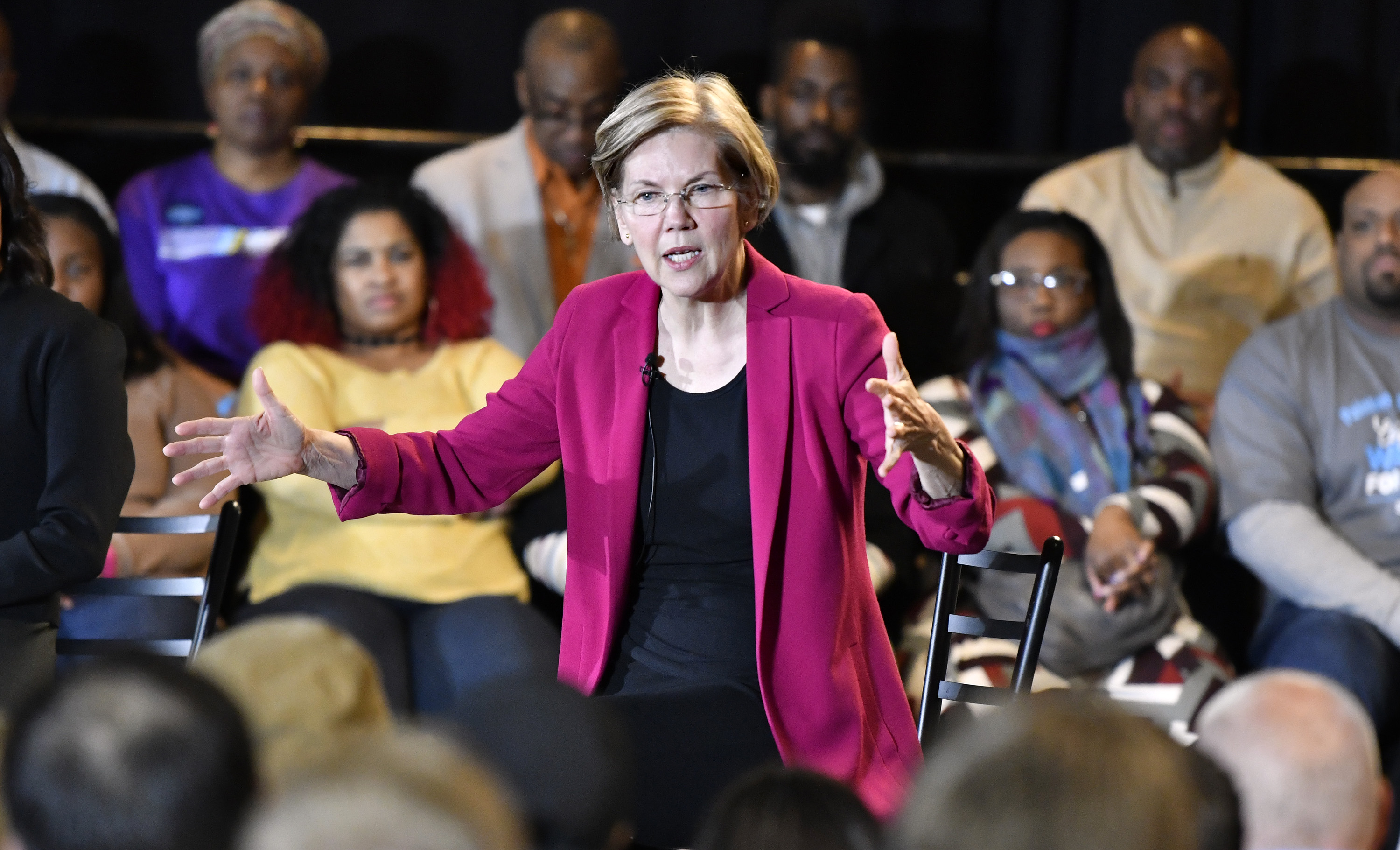 Senator Elizabeth Warren is the only Massachusetts contender to register in polls of early primary contests.