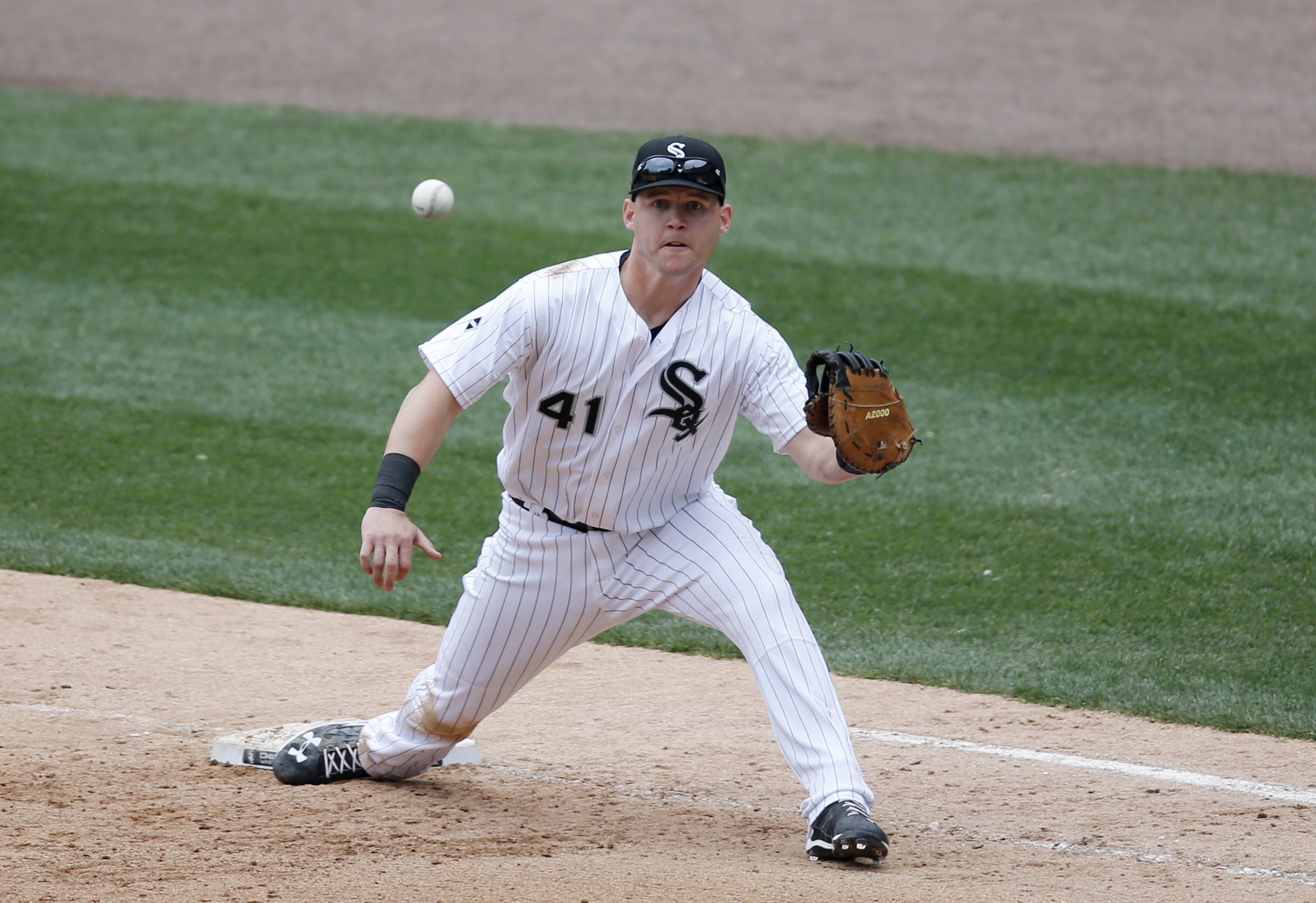 Jerry Sands played for the White Sox in 2016, the last year he played in Major League Baseball.